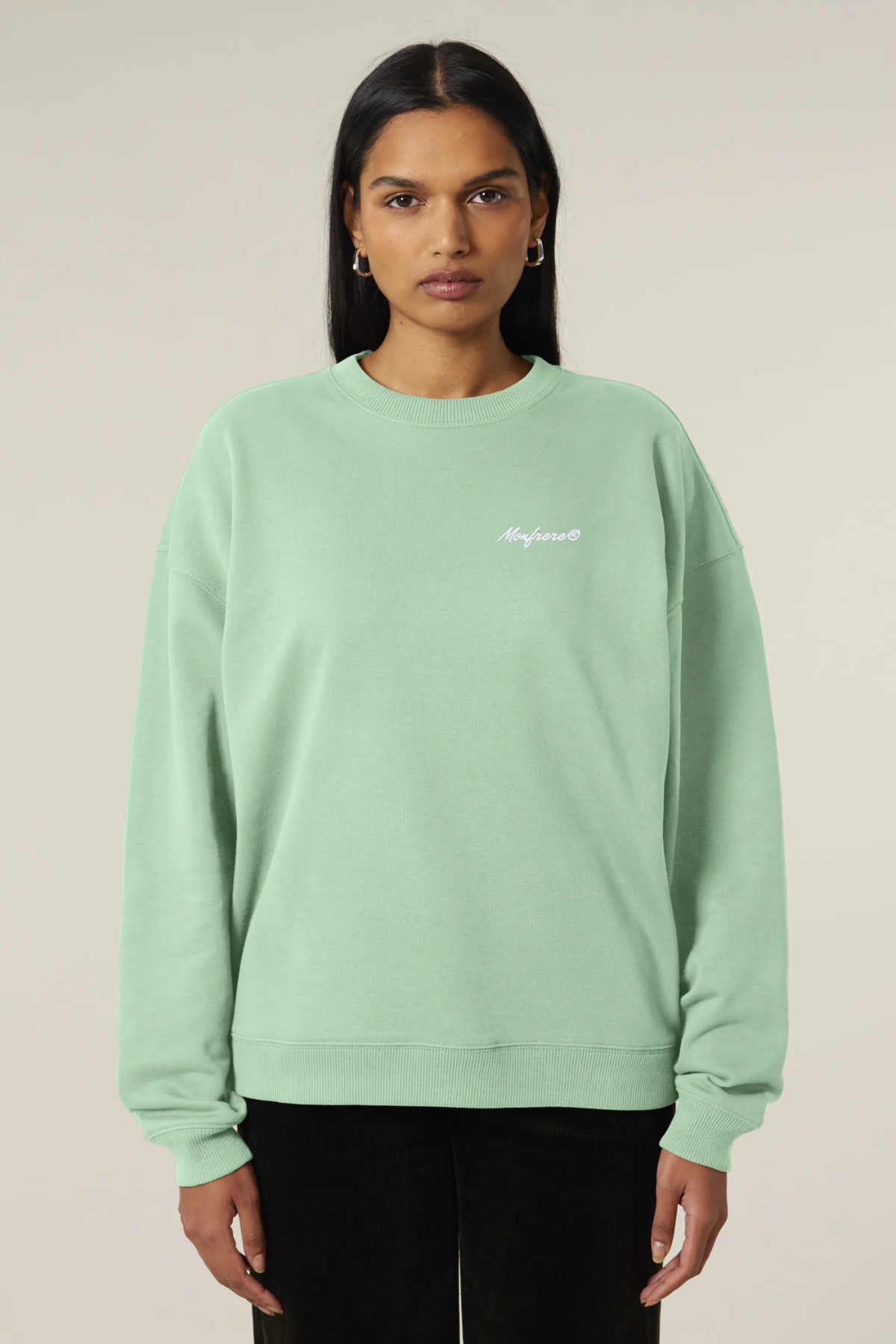 White Label Stick Oversized Crewneck Sweatshirt