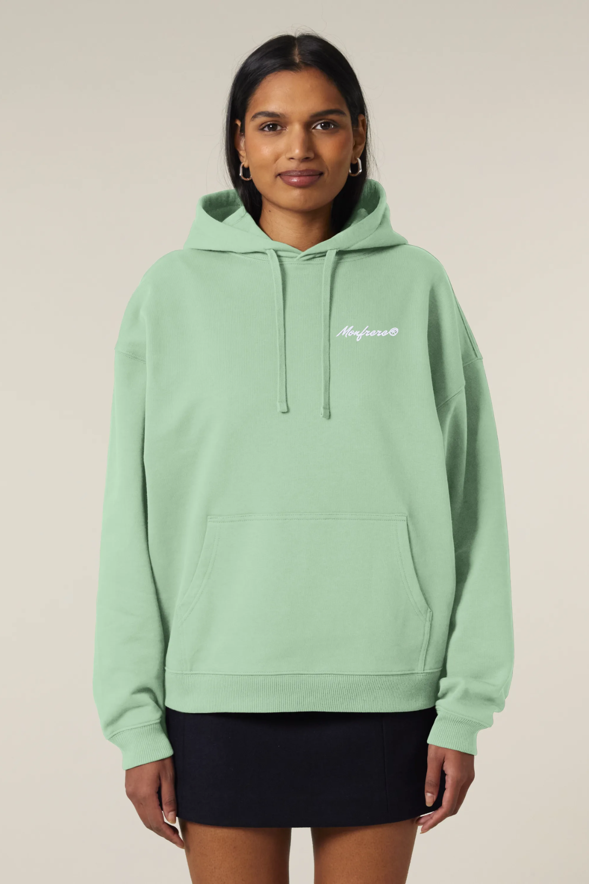 White label stick oversized hoodie sweatshirt