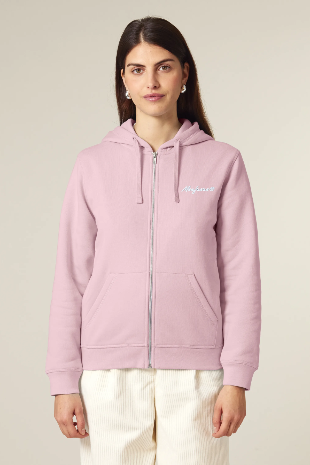 White Label Stick Iconic Unisex-Zip-Hoodie