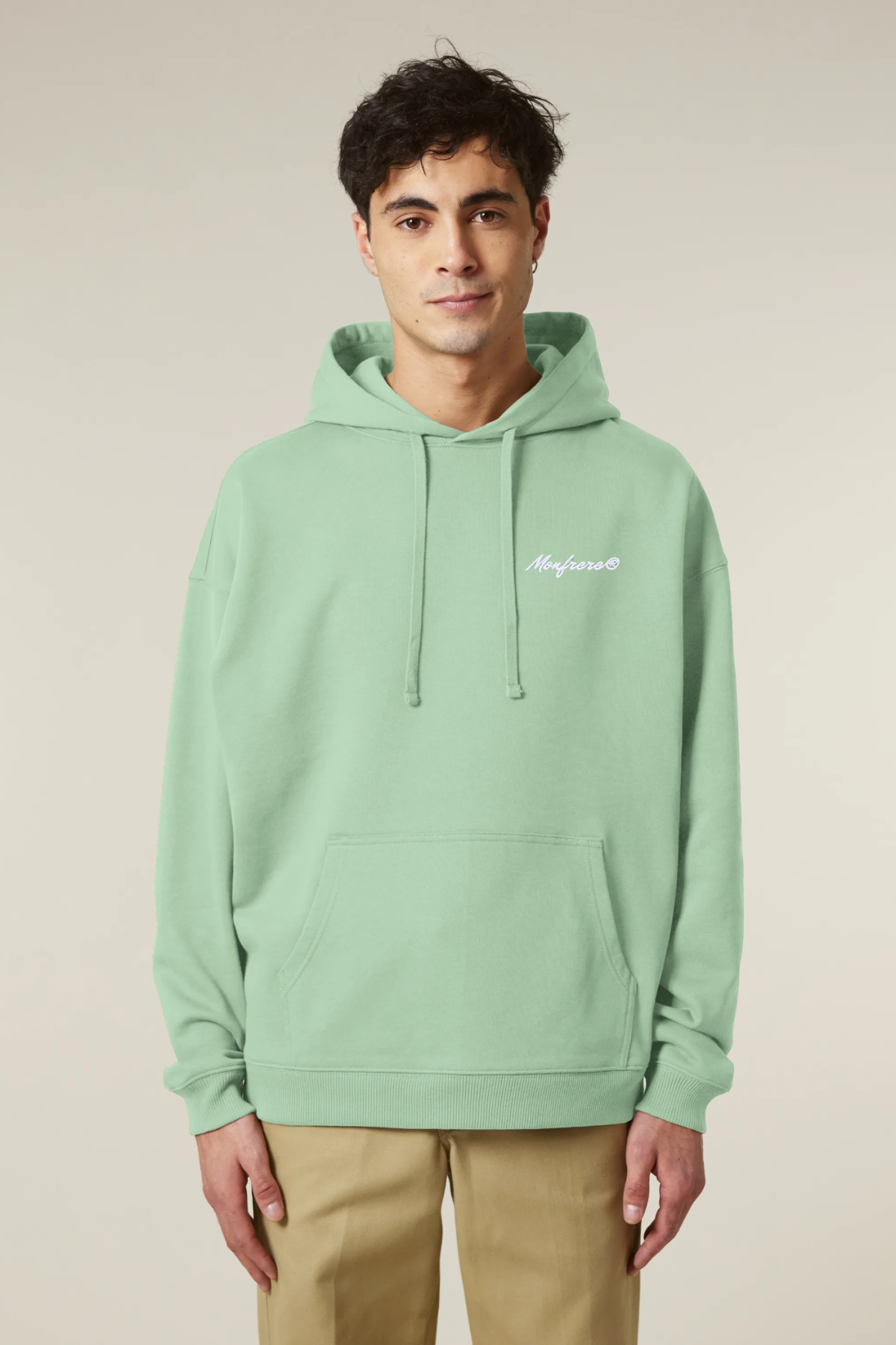 White label stick oversized hoodie sweatshirt