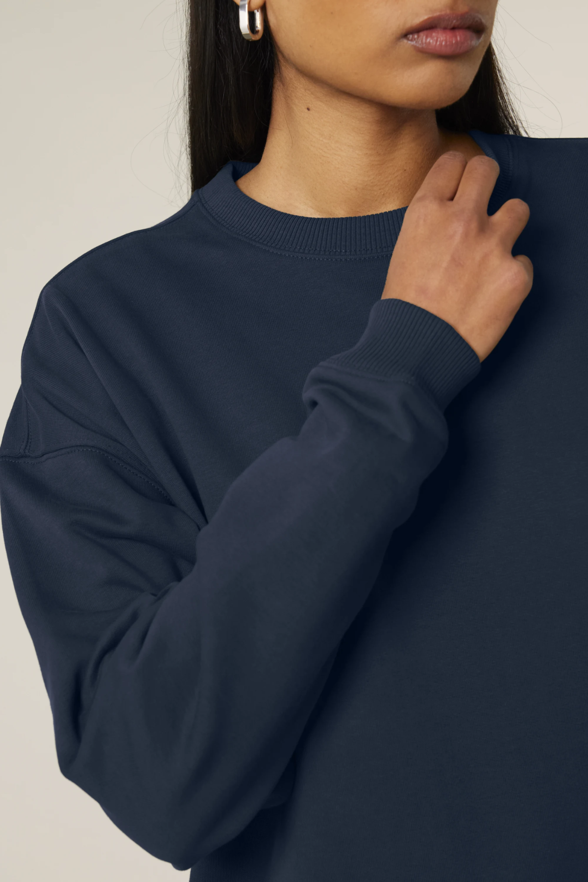 White Label Stick Oversized Crewneck Sweatshirt