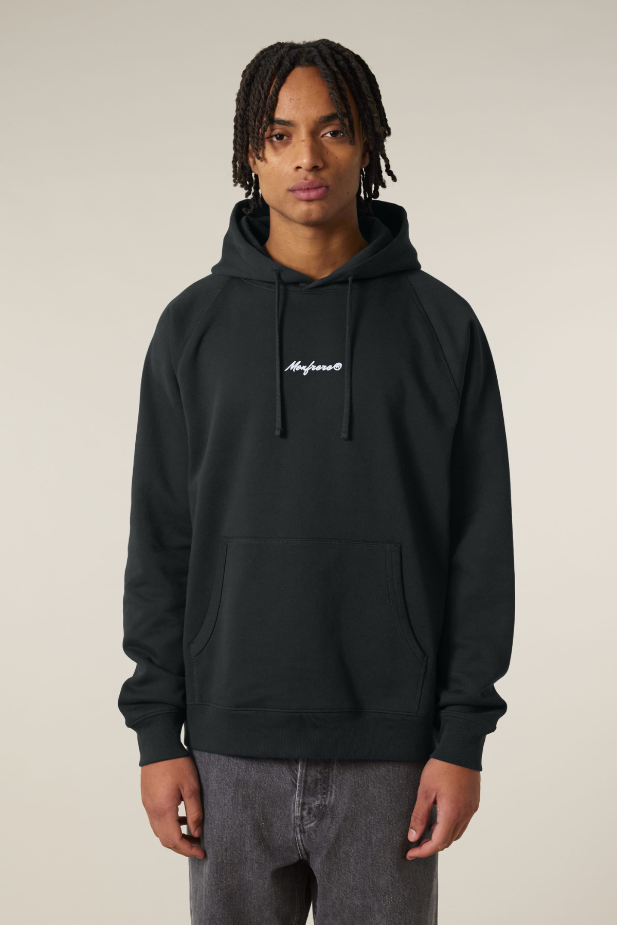 White Label Stick Unisex Relaxed Raglan Hoodie