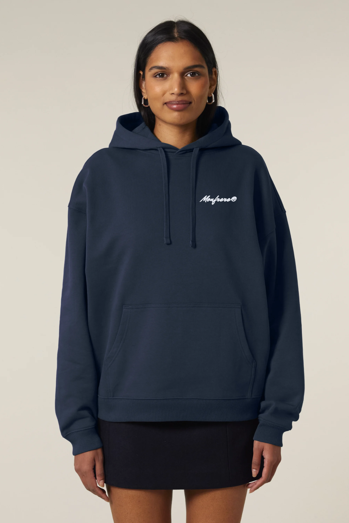 White label stick oversized hoodie sweatshirt