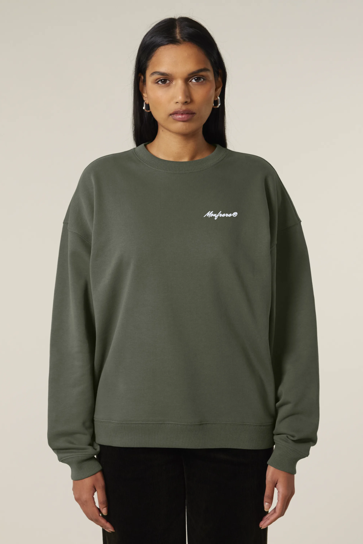 White Label Stick Oversized Crewneck Sweatshirt