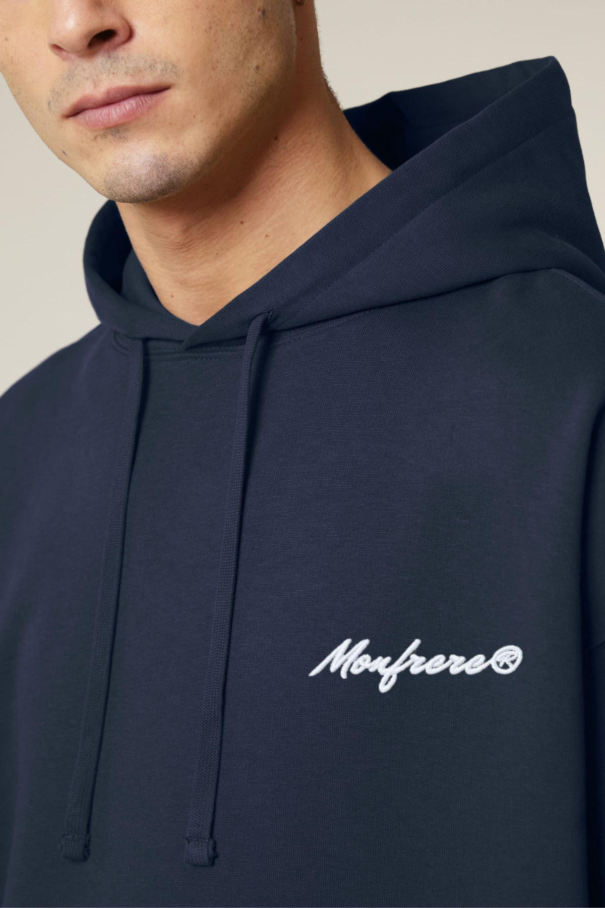White label stick oversized hoodie sweatshirt