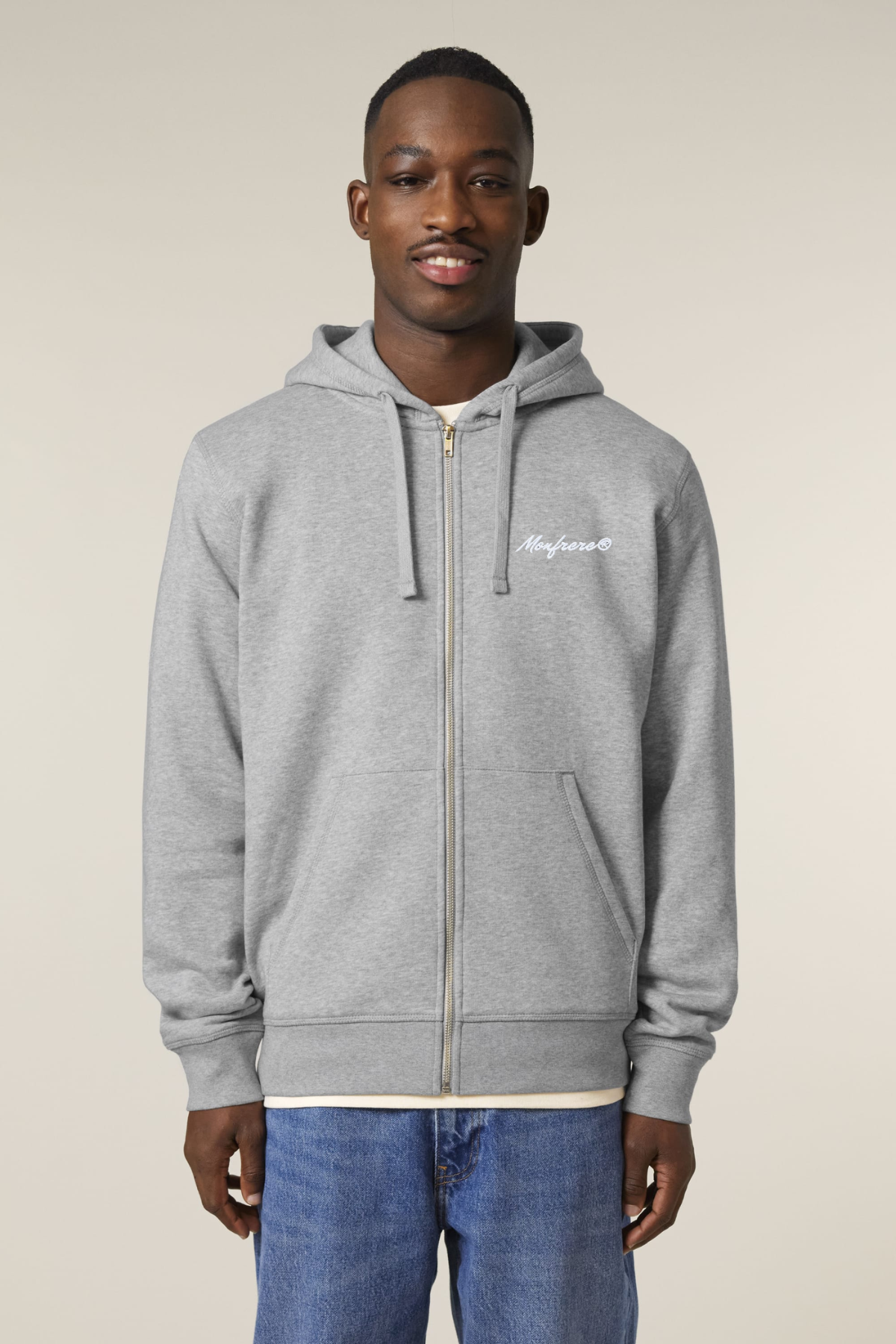White Label Stick Iconic Unisex-Zip-Hoodie