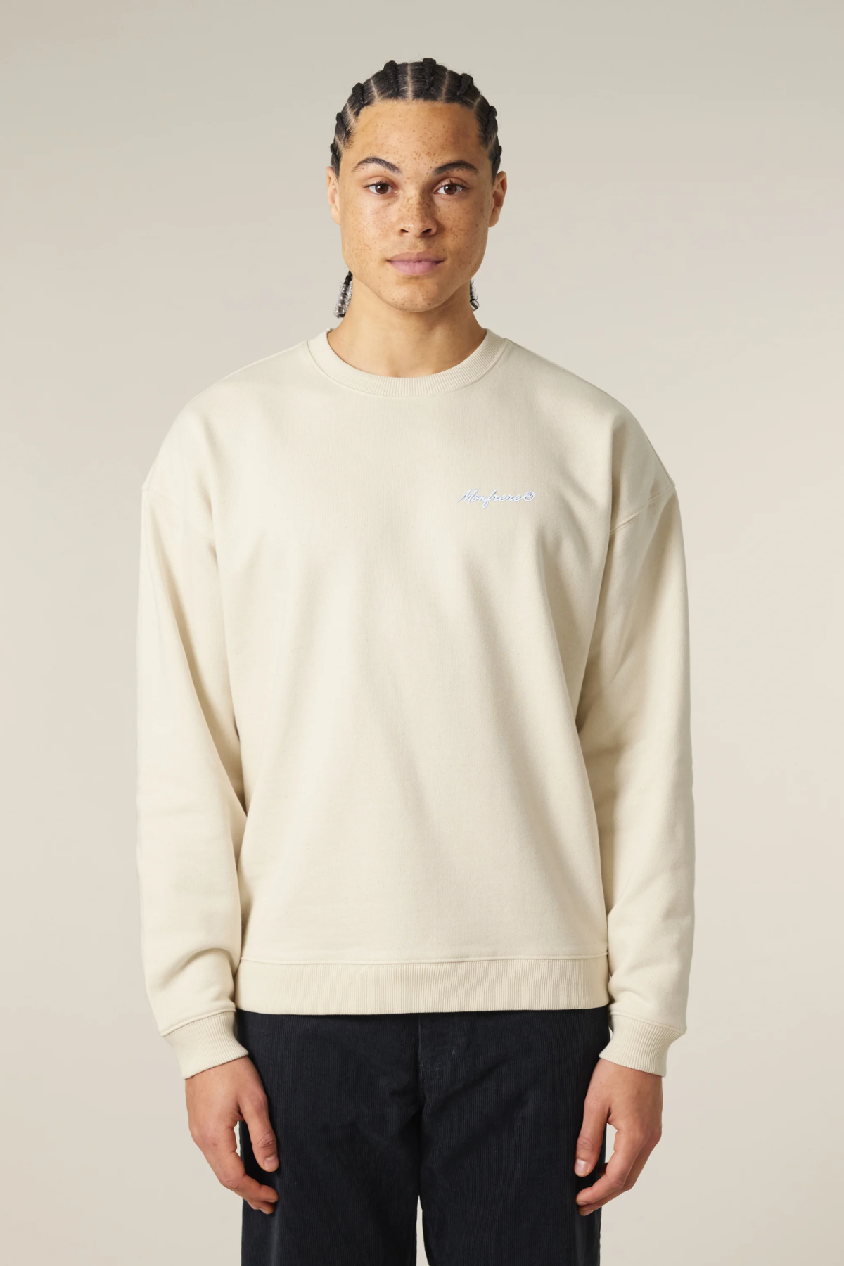 White Label Stick Oversized Crewneck Sweatshirt