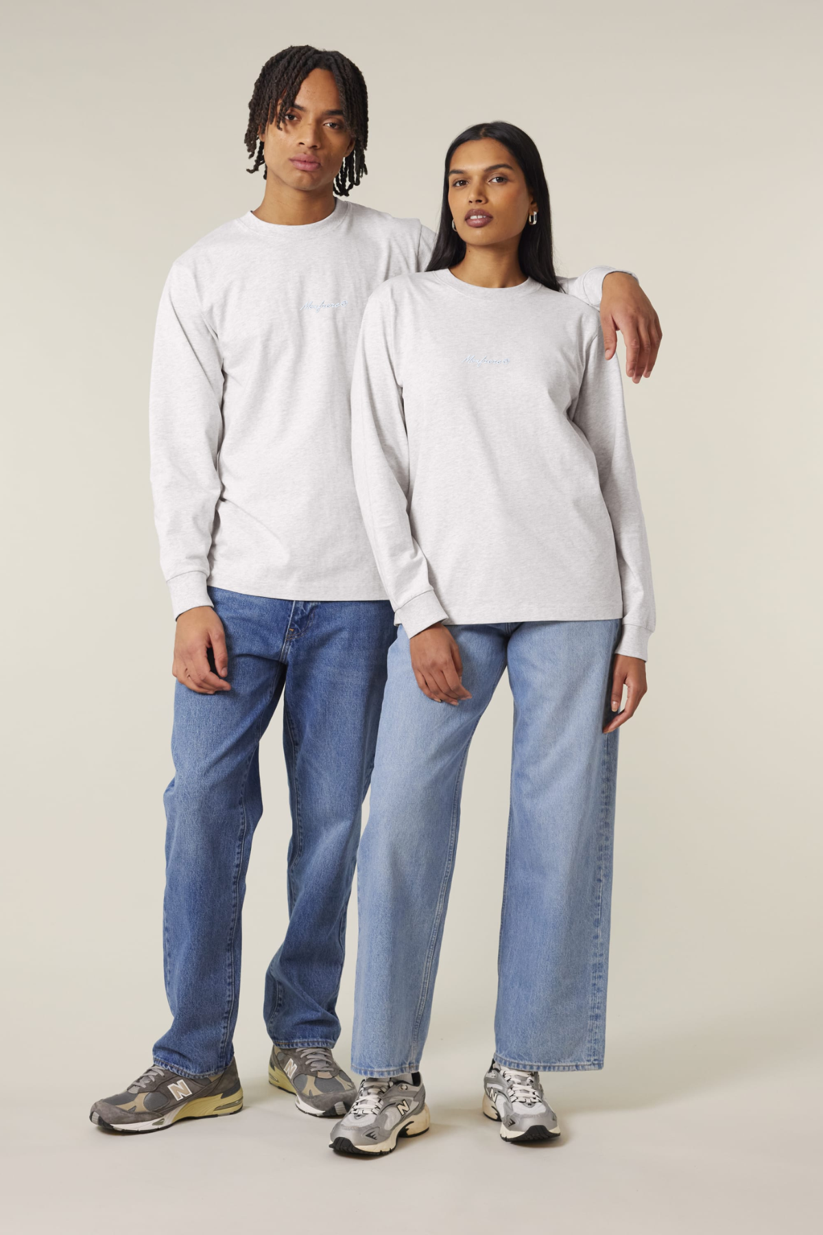 White Label Stick Unisex Heavy Weight Long Sleeve Shirt