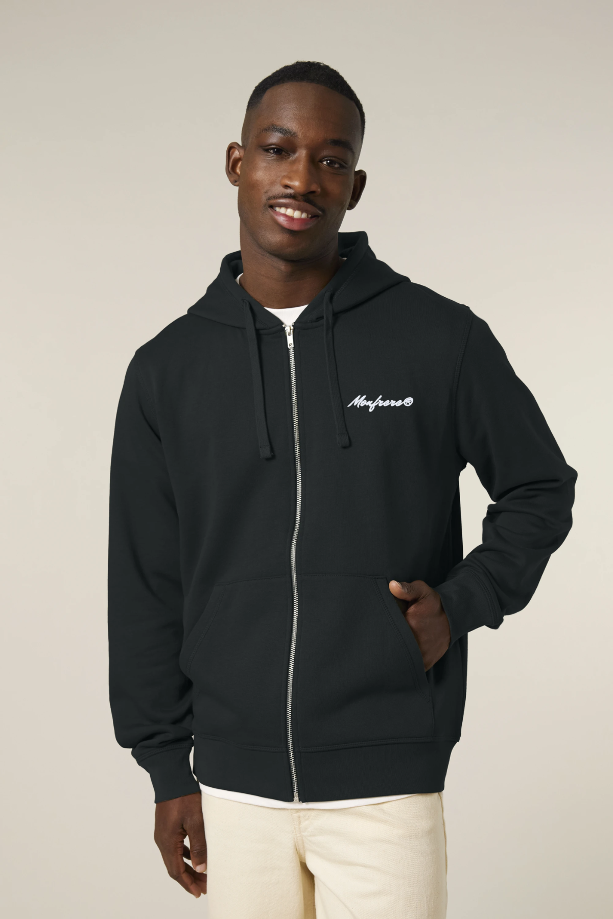 White Label Stick Iconic Unisex-Zip-Hoodie