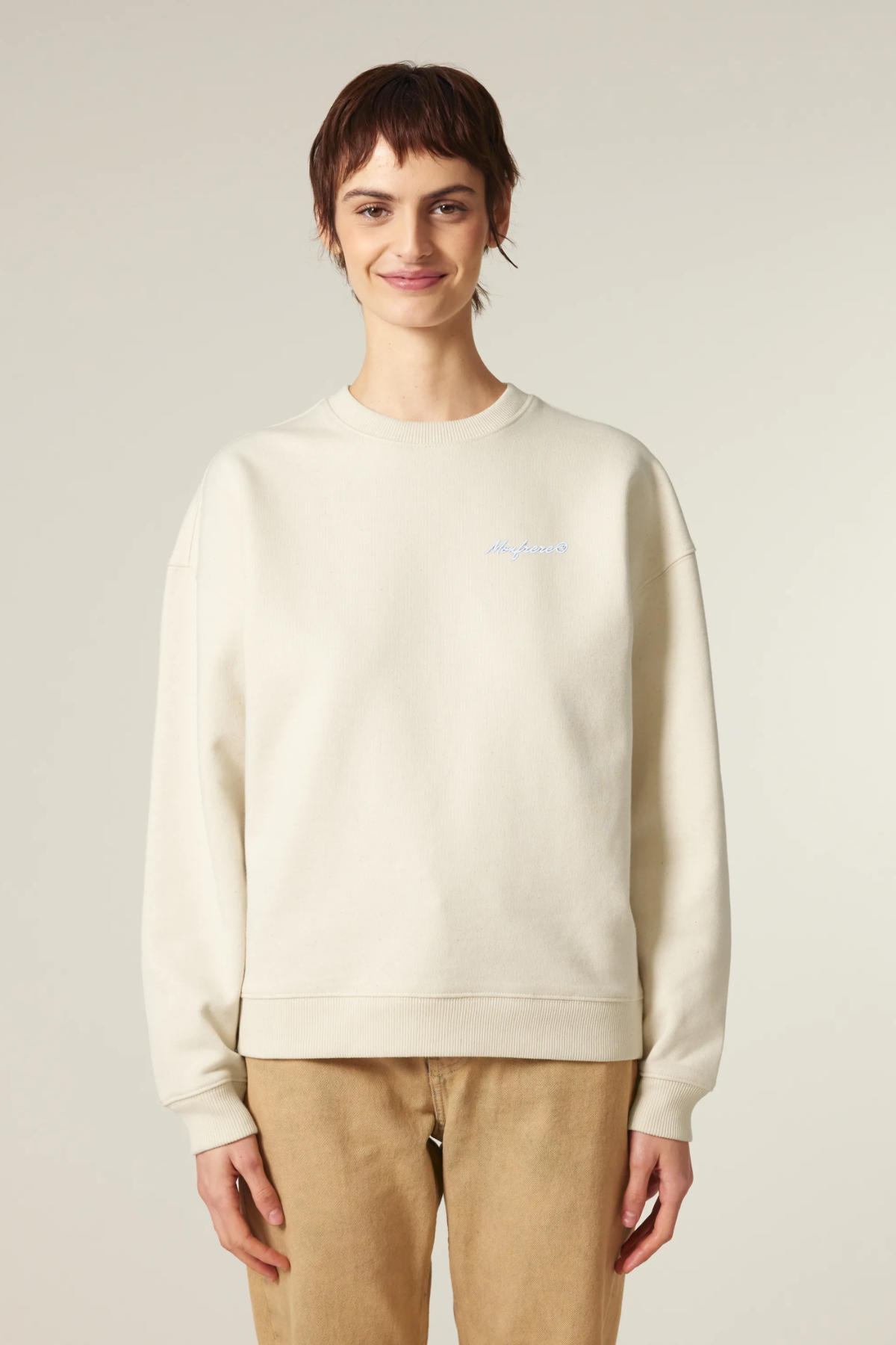 White Label Stick Oversized Crewneck Sweatshirt