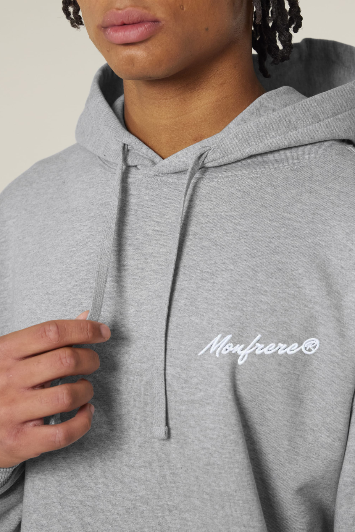 White label stick oversized hoodie sweatshirt