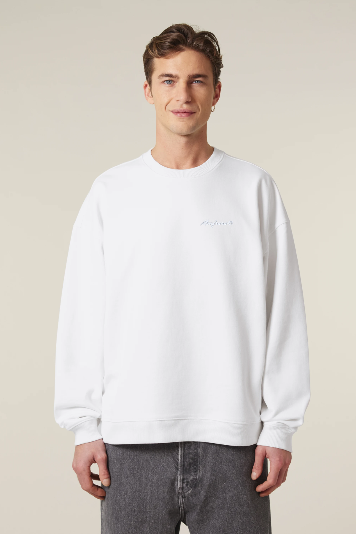 White Label Stick Oversized Crewneck Sweatshirt