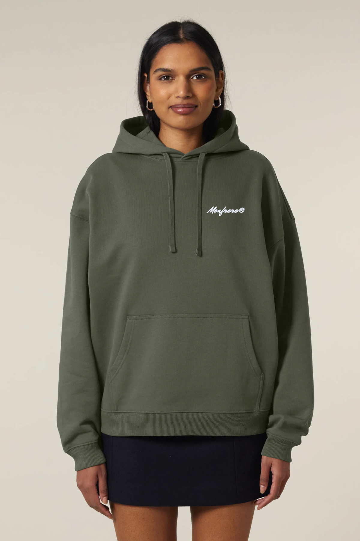 White label stick oversized hoodie sweatshirt