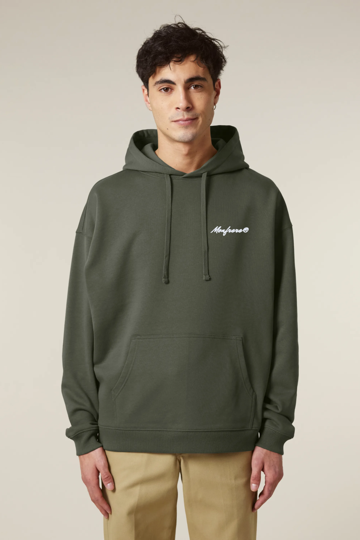 White label stick oversized hoodie sweatshirt