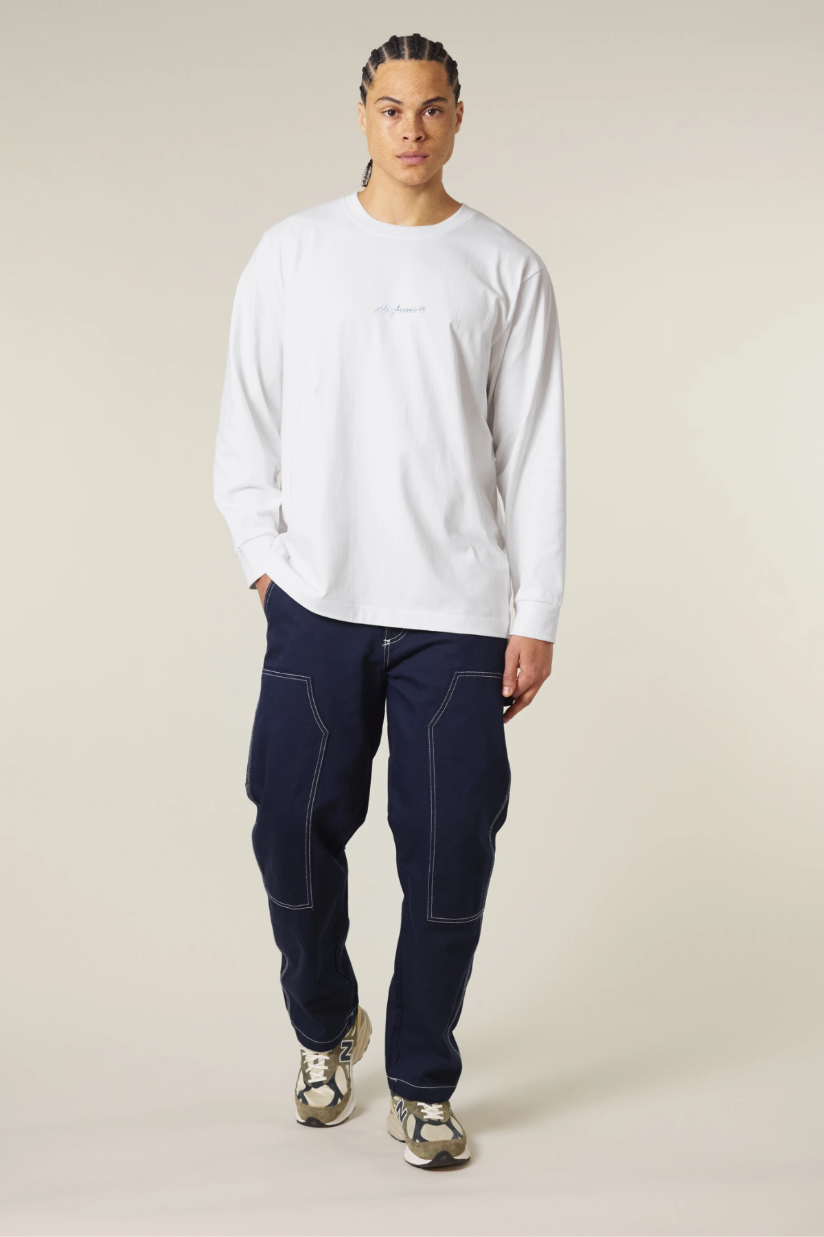 White Label Stick Unisex Heavy Weight Long Sleeve Shirt