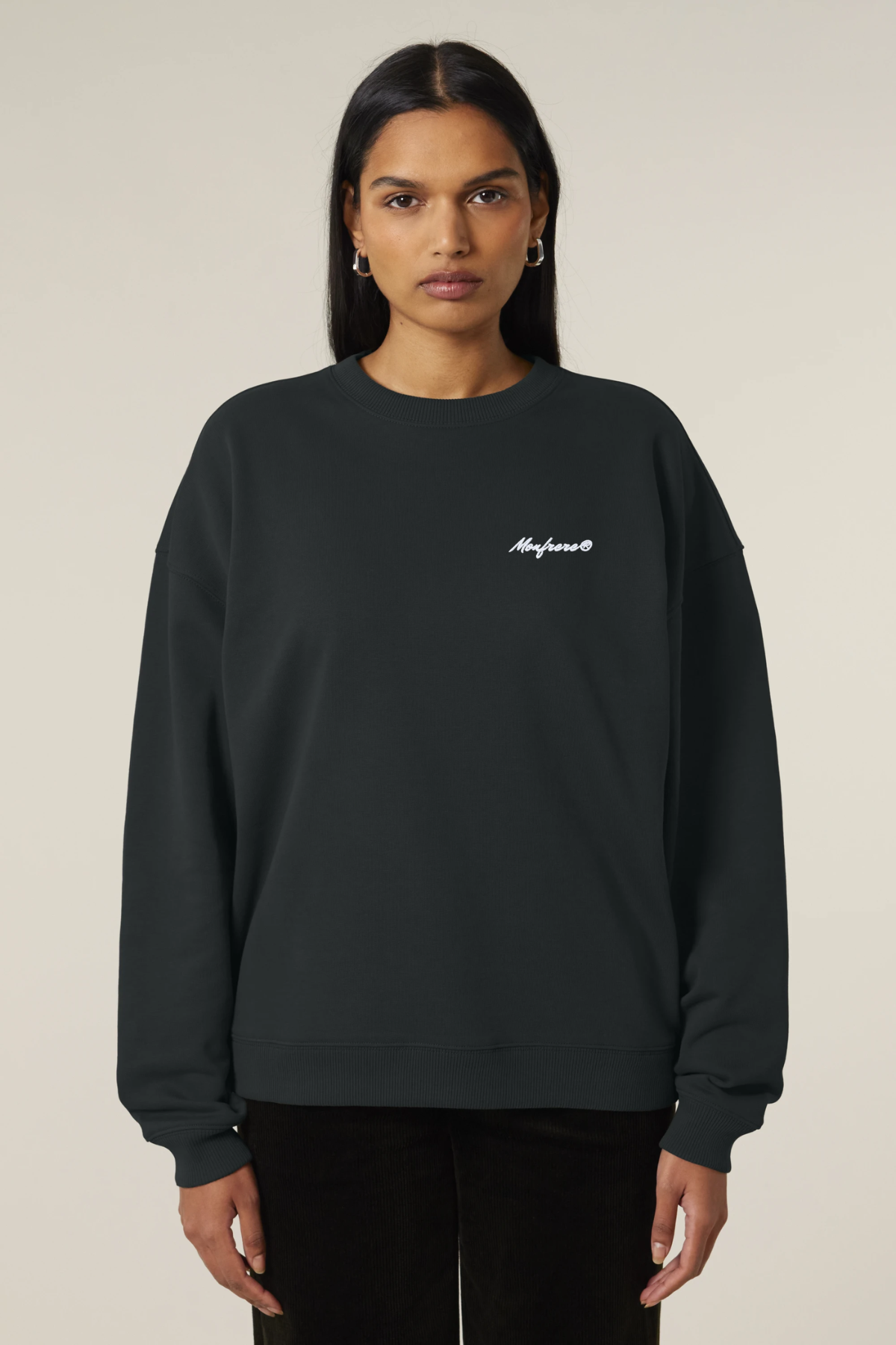 White Label Stick Oversized Crewneck Sweatshirt