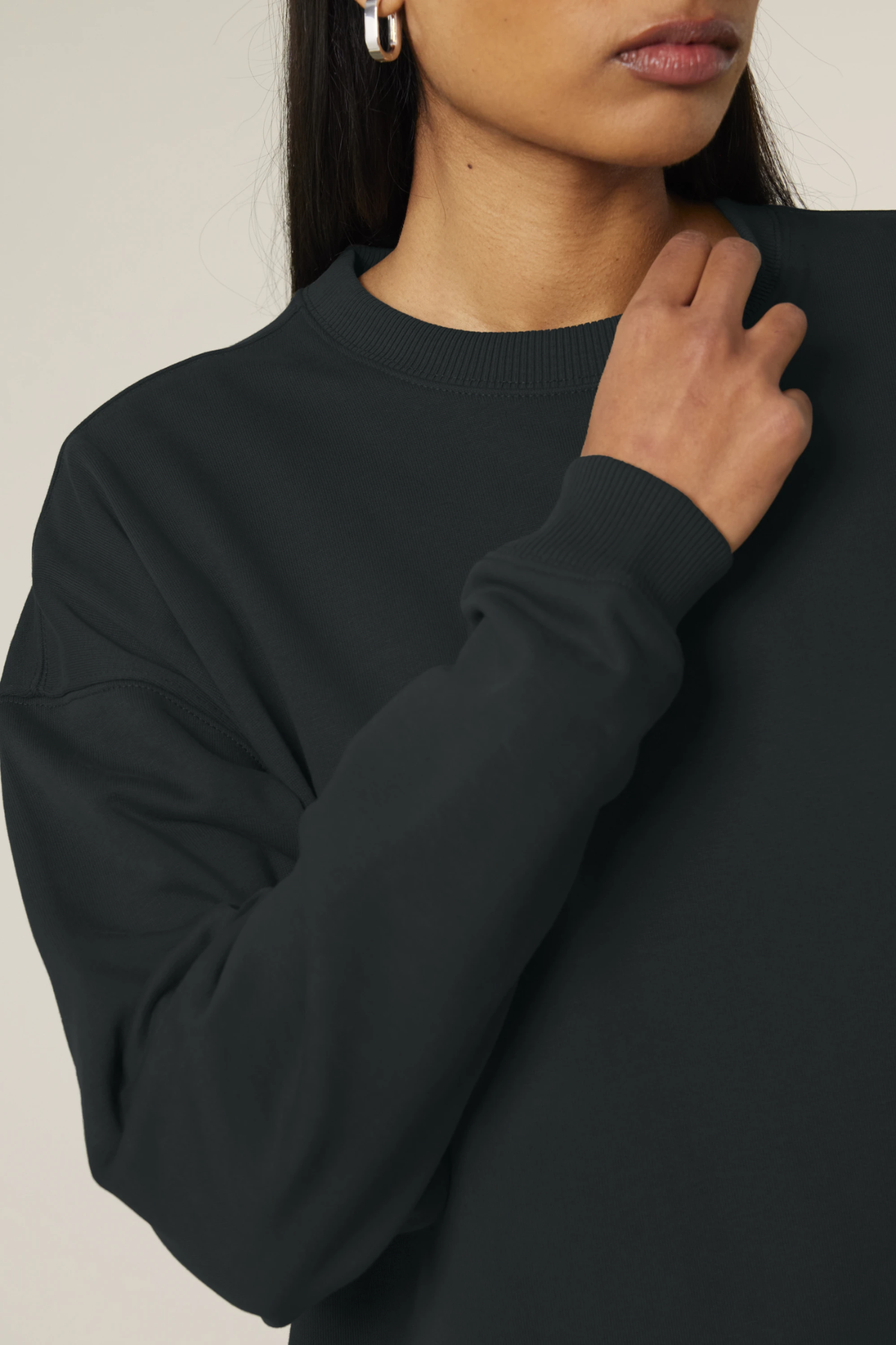 White Label Stick Oversized Crewneck Sweatshirt