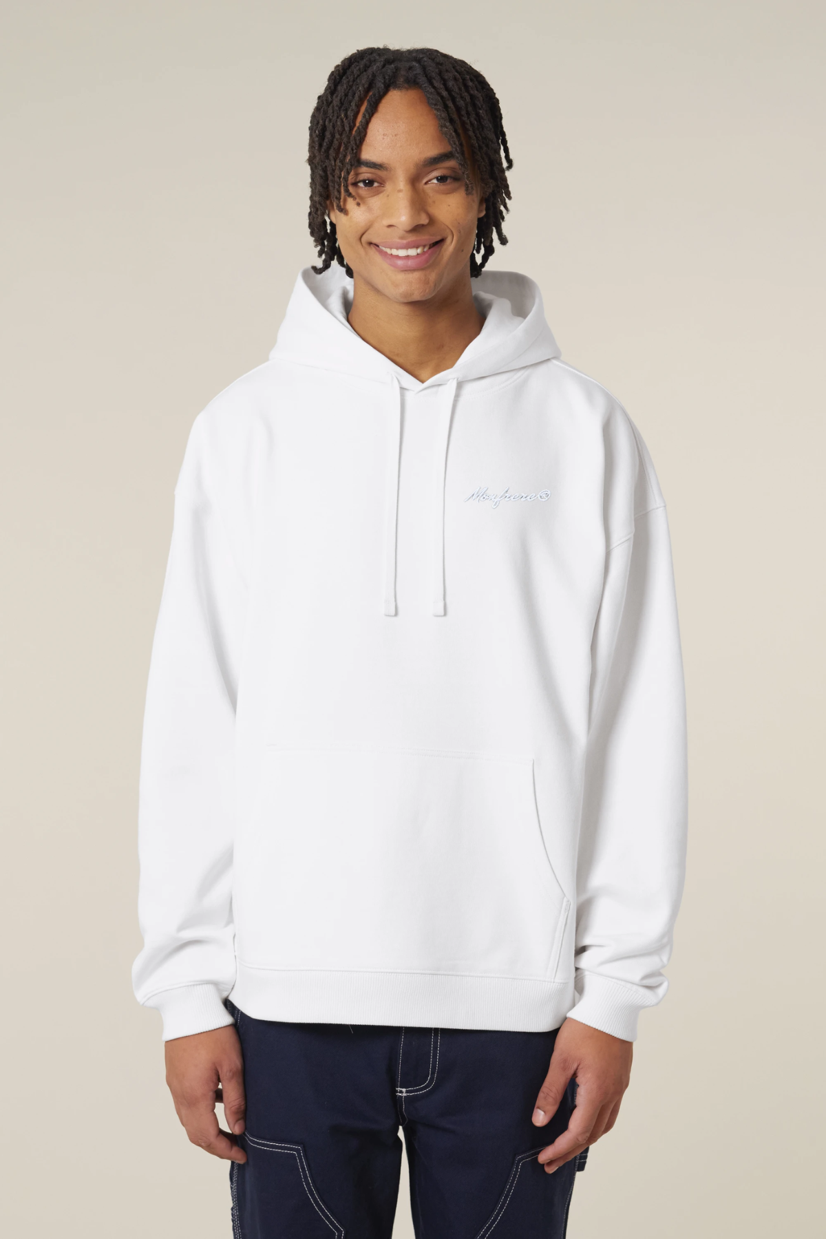 White label stick oversized hoodie sweatshirt