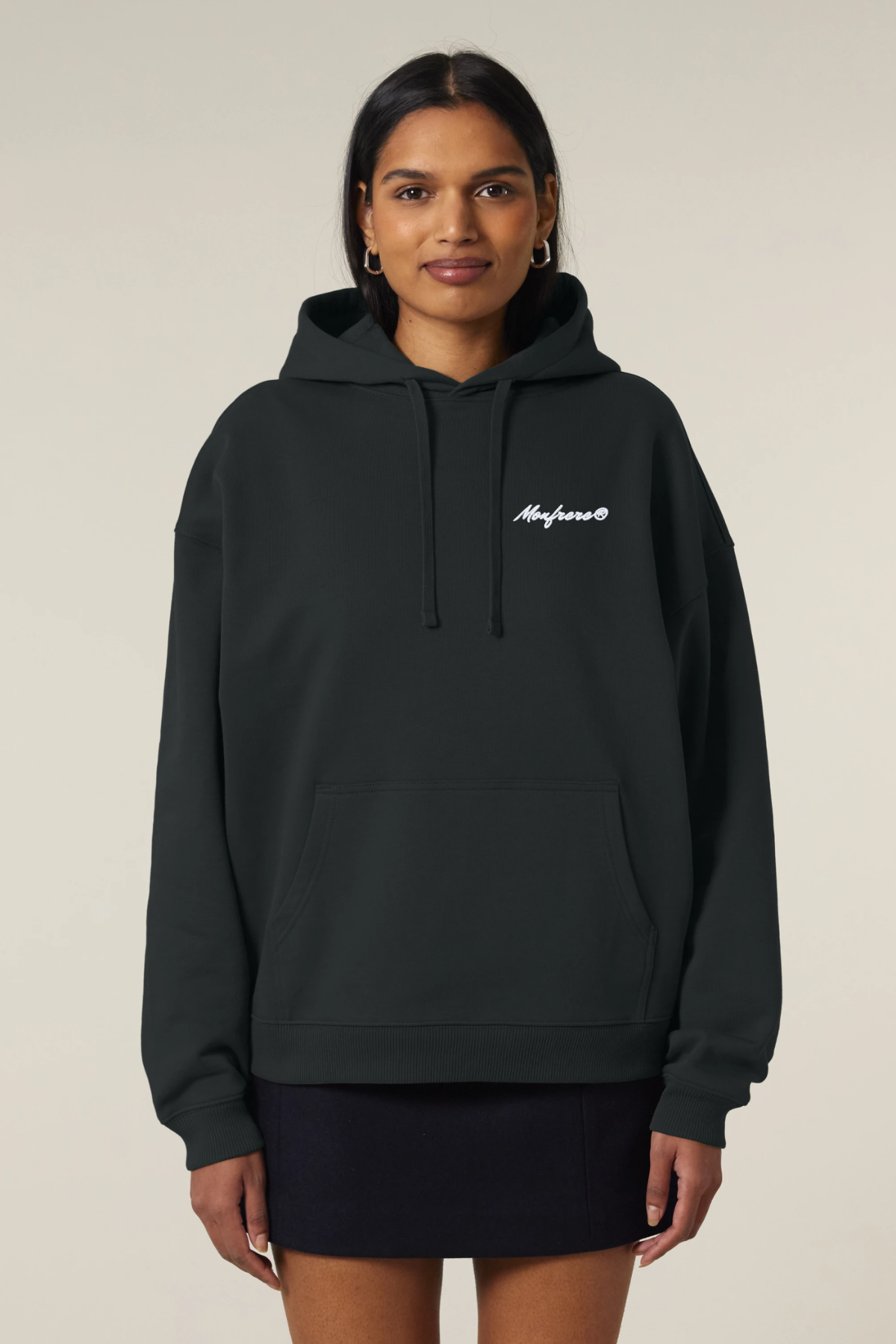White label stick oversized hoodie sweatshirt