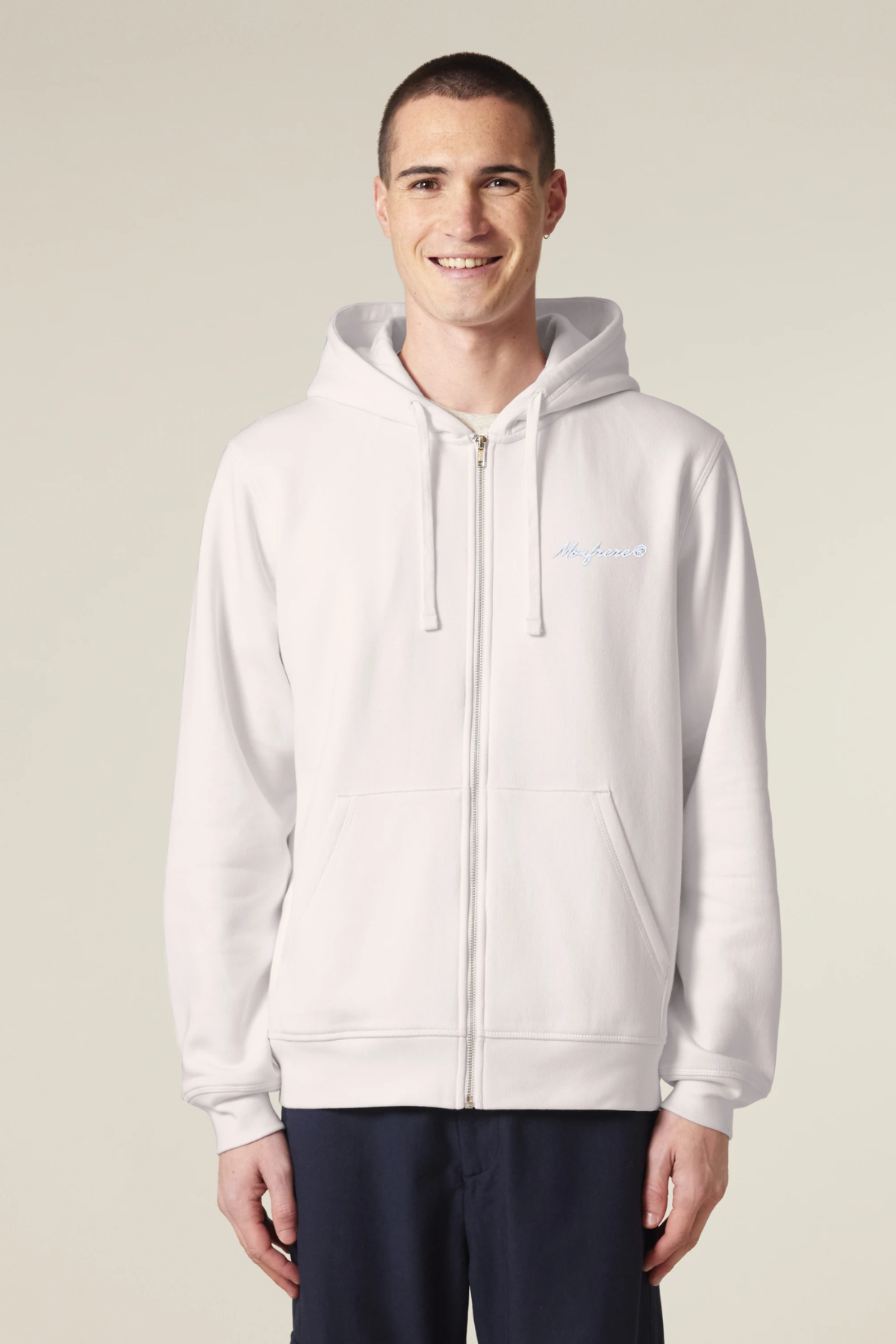 White Label Stick Iconic Unisex-Zip-Hoodie