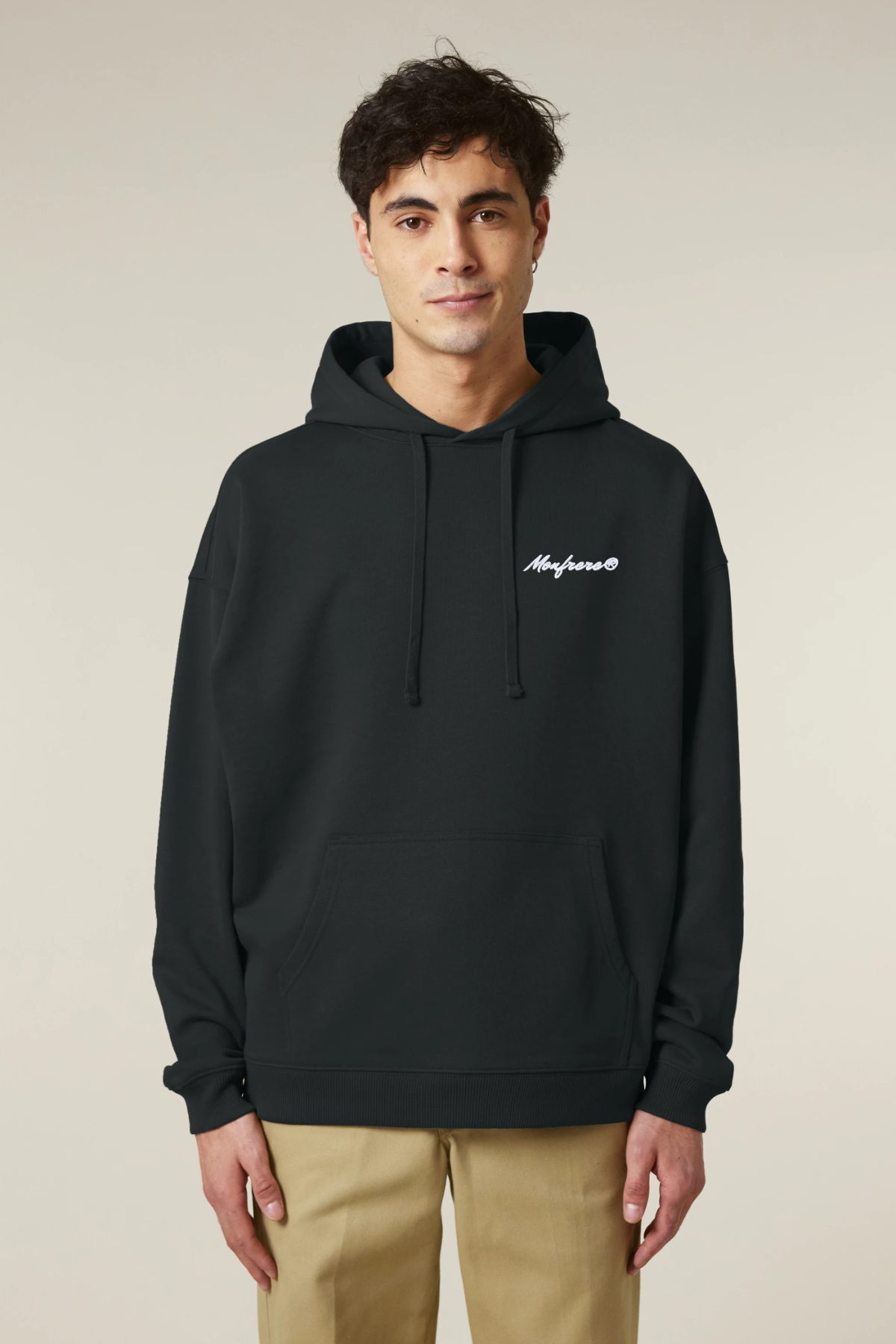 White label stick oversized hoodie sweatshirt