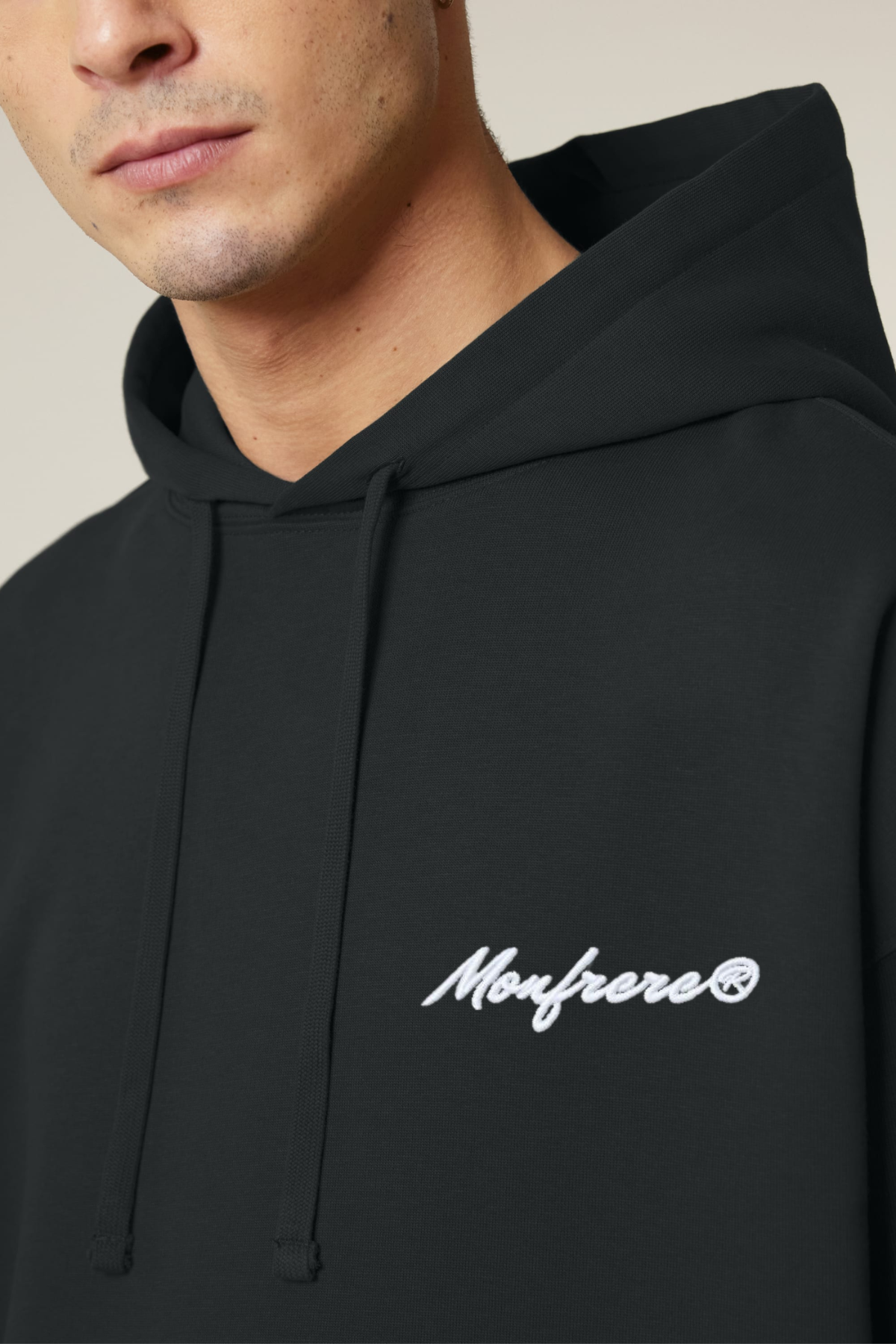 White label stick oversized hoodie sweatshirt