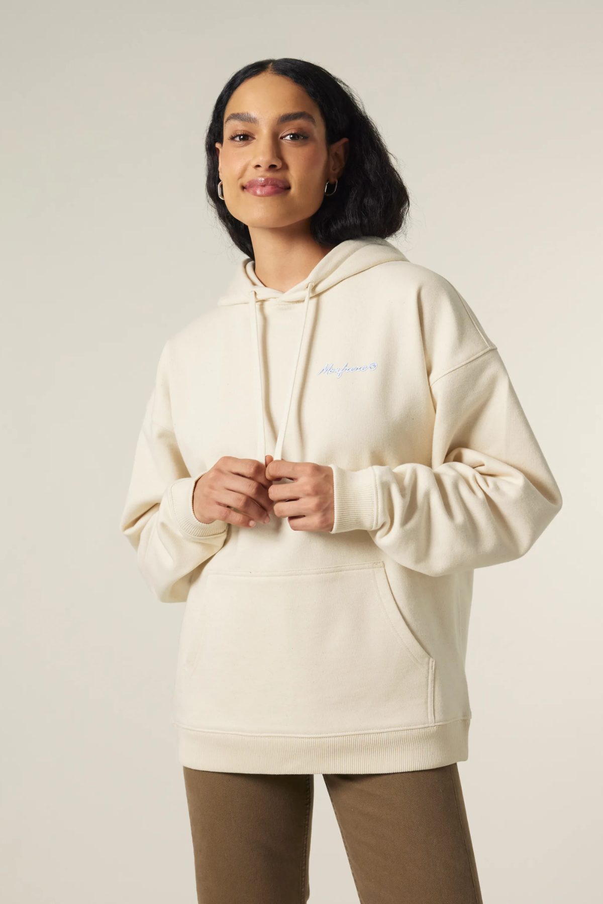 White label stick oversized hoodie sweatshirt
