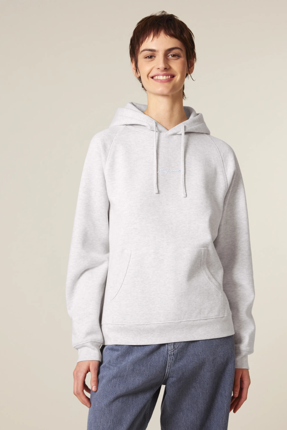 White Label Stick Unisex Relaxed Raglan Hoodie