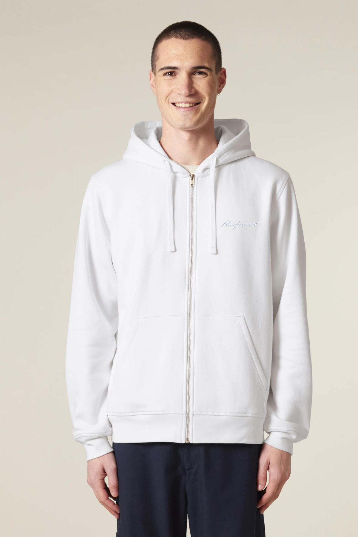 White Label Stick Iconic Unisex-Zip-Hoodie