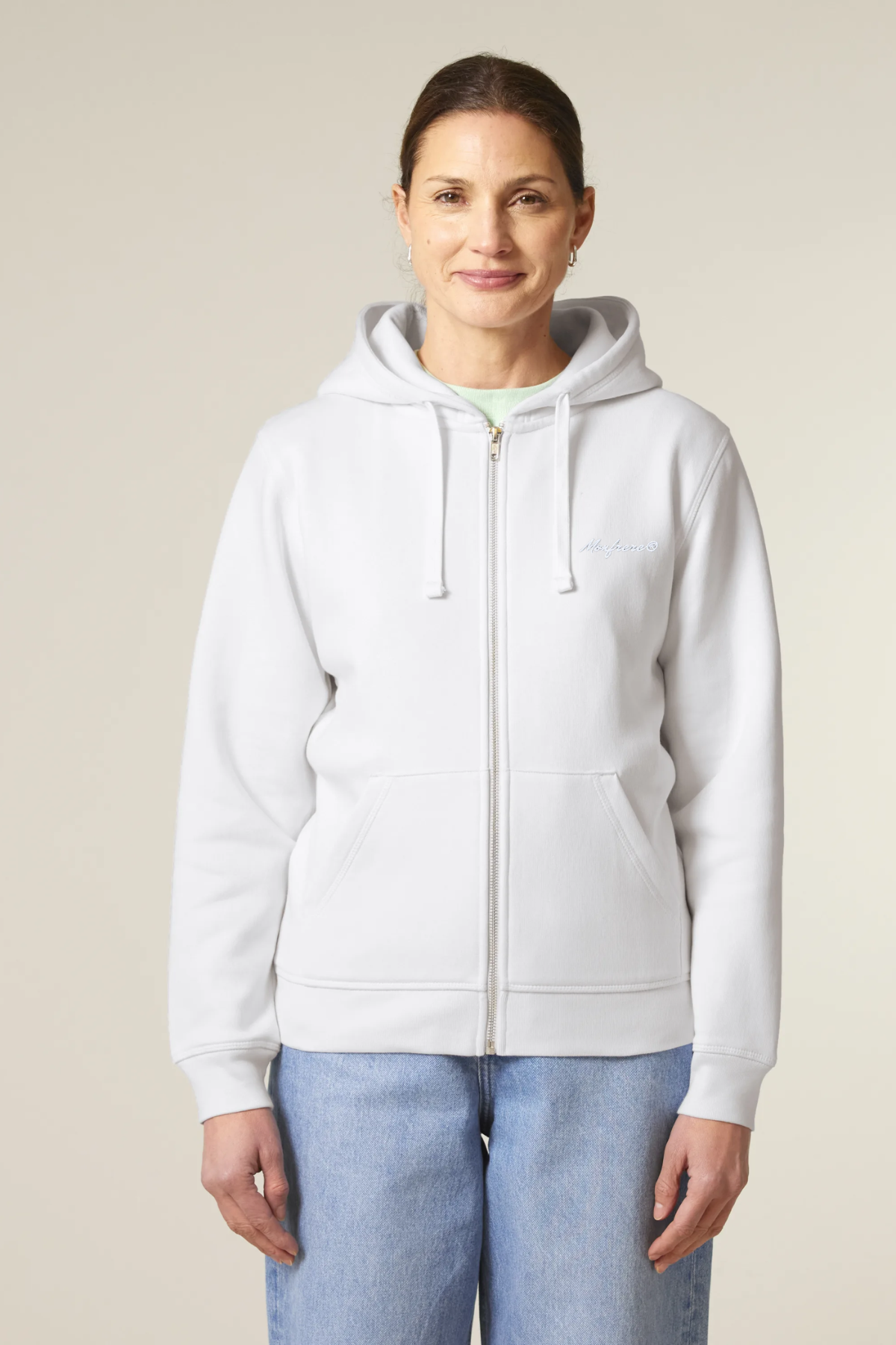 White Label Stick Iconic Unisex-Zip-Hoodie