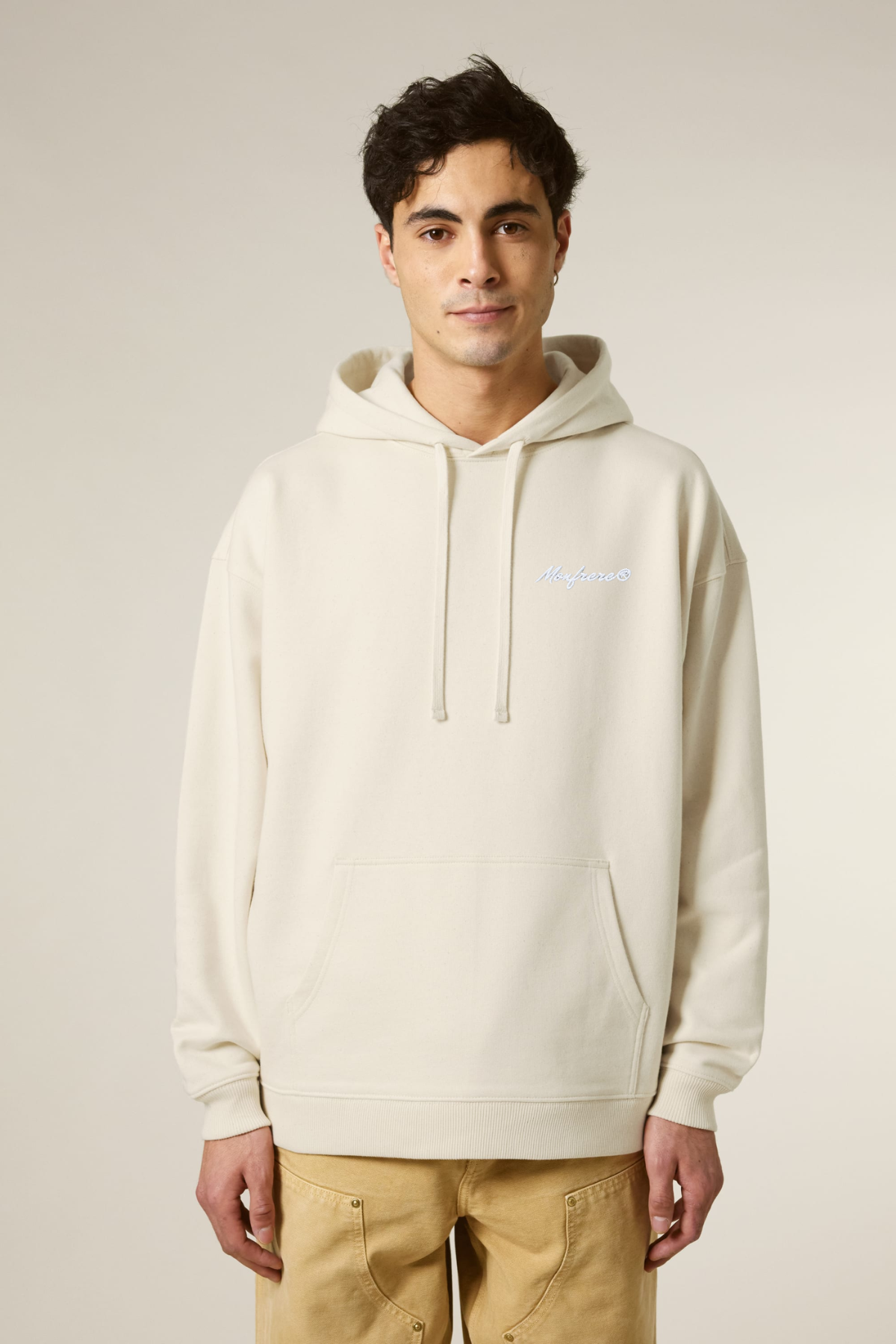 White label stick oversized hoodie sweatshirt