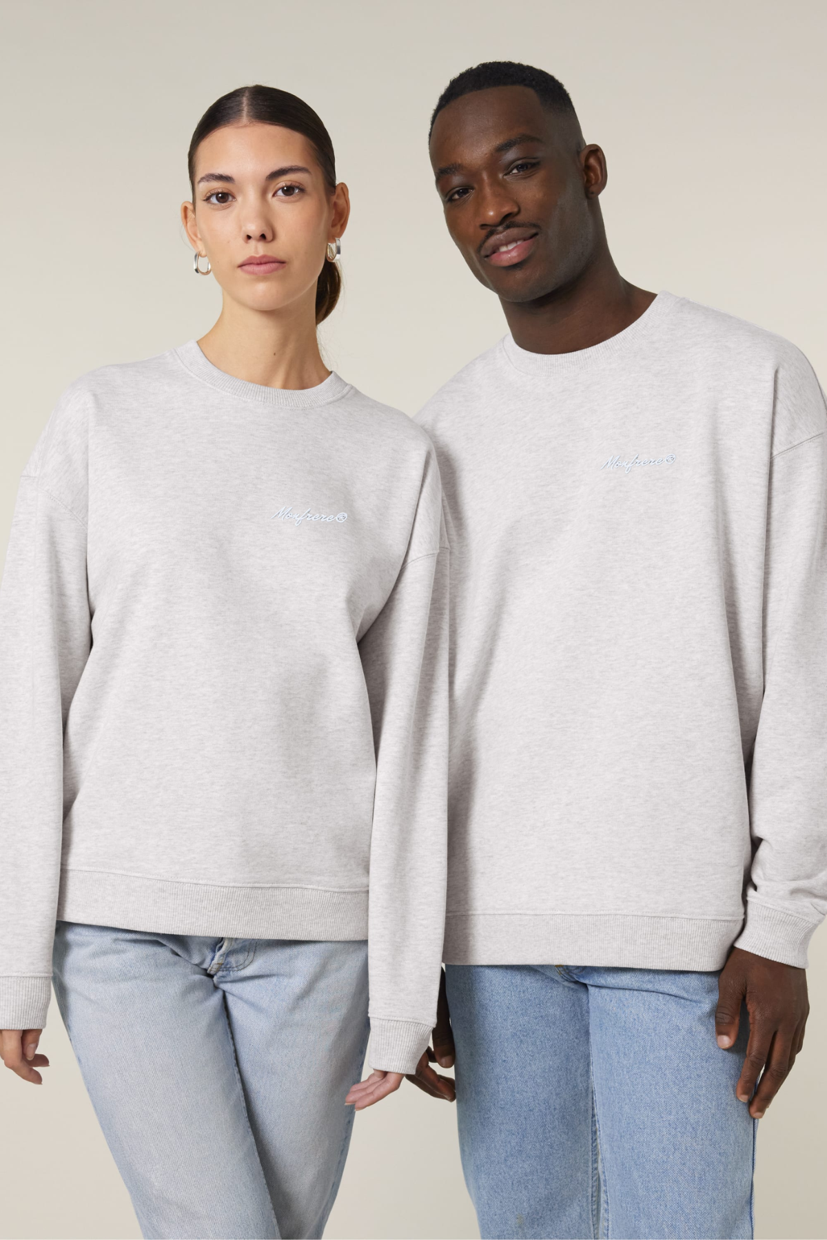 White Label Stick Oversized Crewneck Sweatshirt