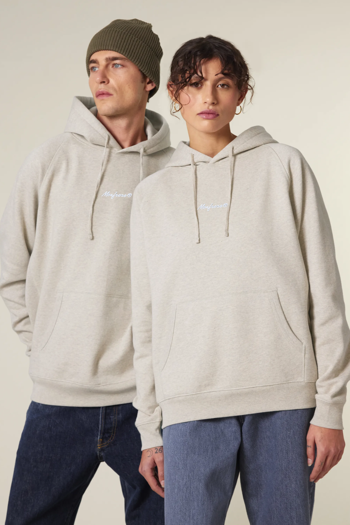 White Label Stick Unisex Relaxed Raglan Hoodie