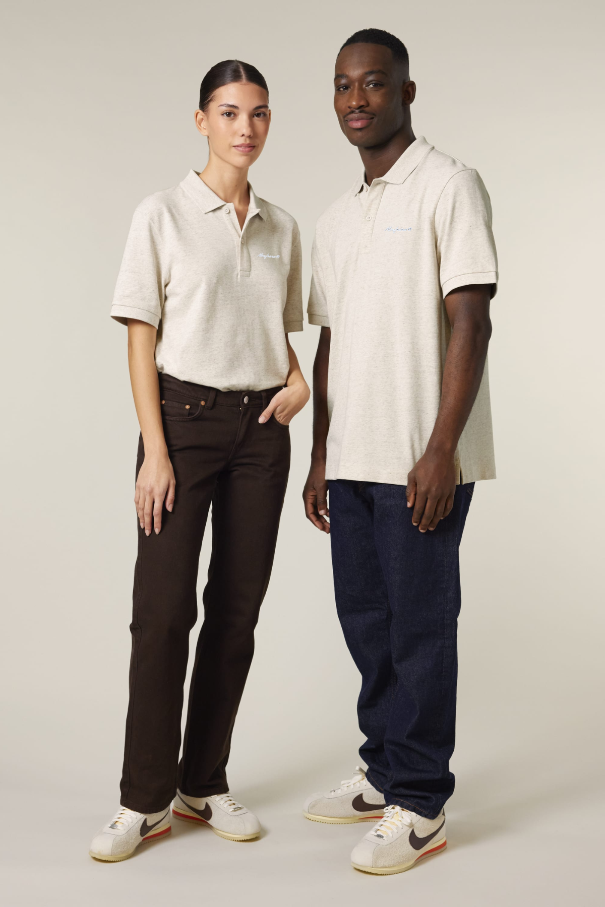 White Label Stick unisex polo shirt