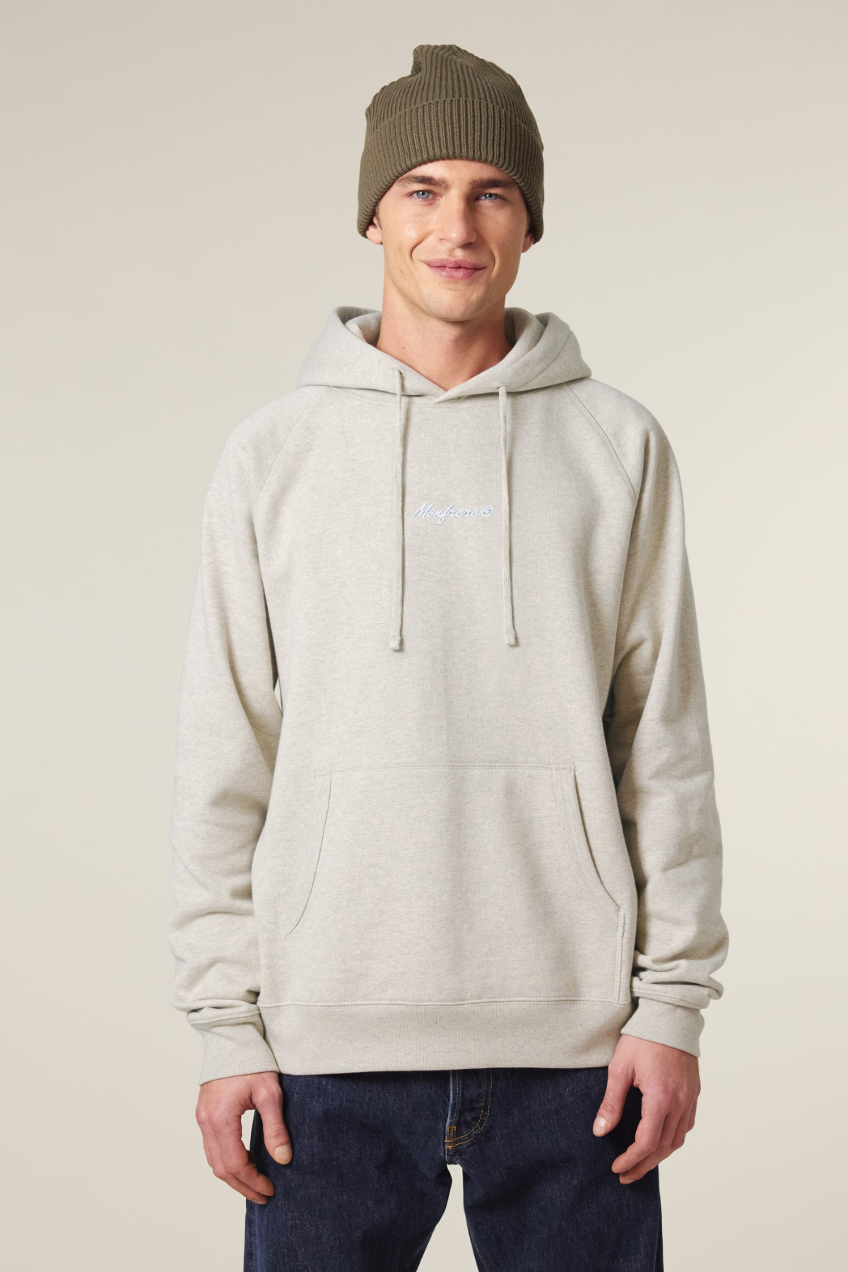 White Label Stick Unisex Relaxed Raglan Hoodie
