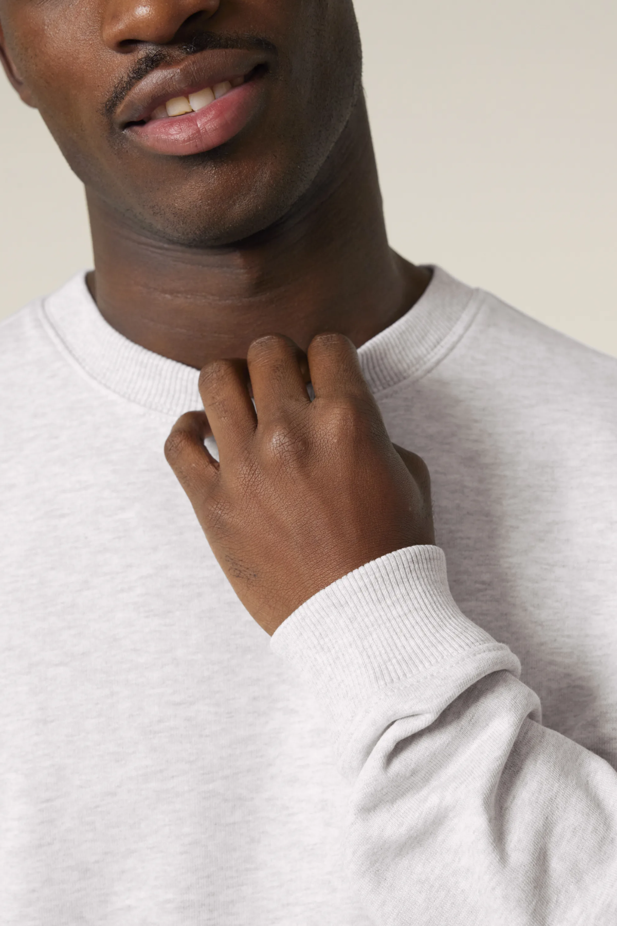 White Label Stick Oversized Crewneck Sweatshirt