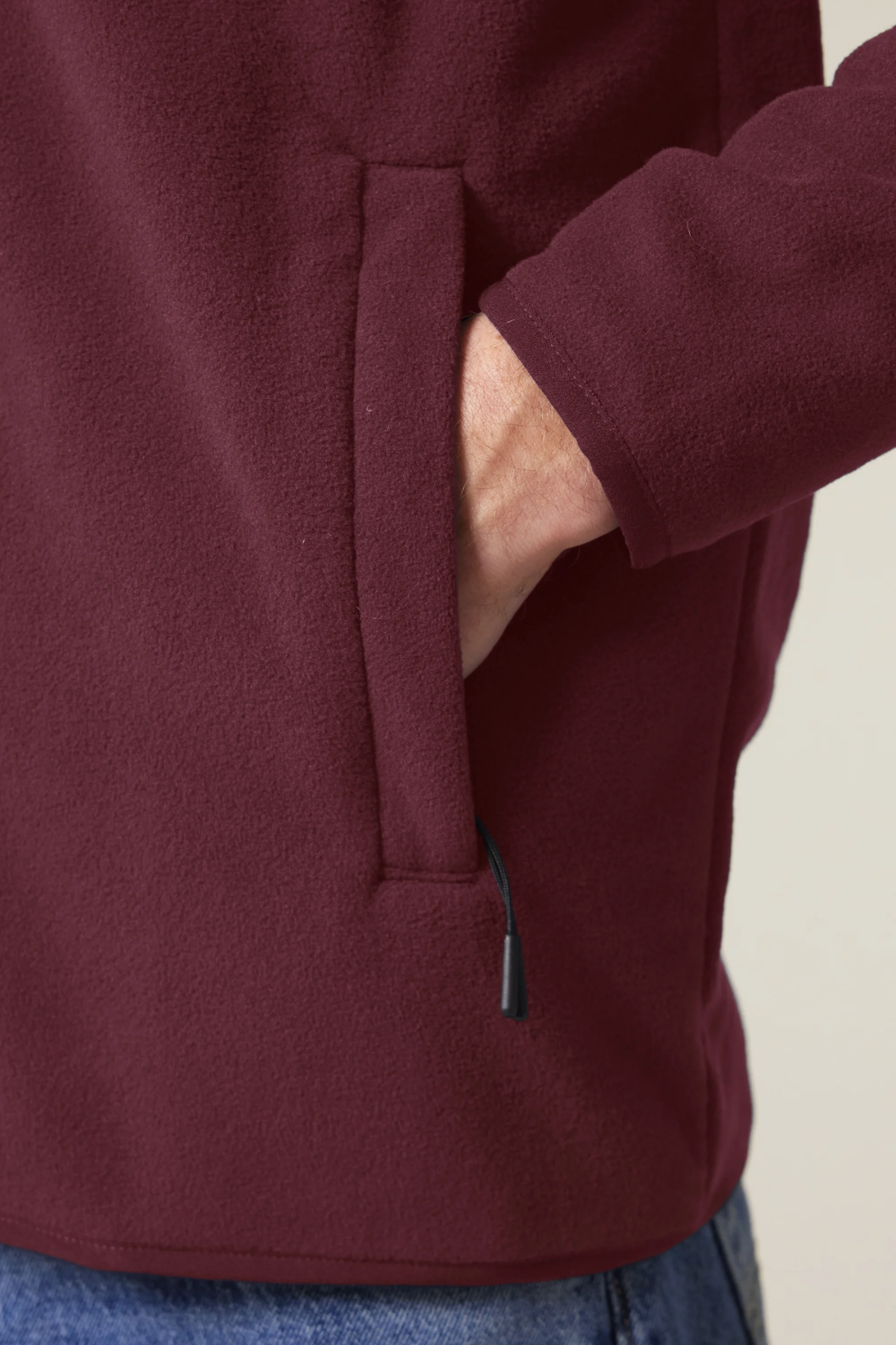 White Label Stick Men's Fleece Jacket