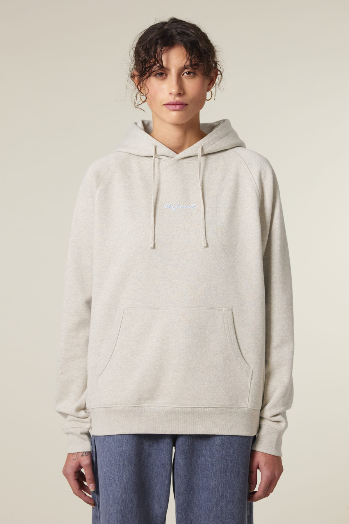 White Label Stick Unisex Relaxed Raglan Hoodie