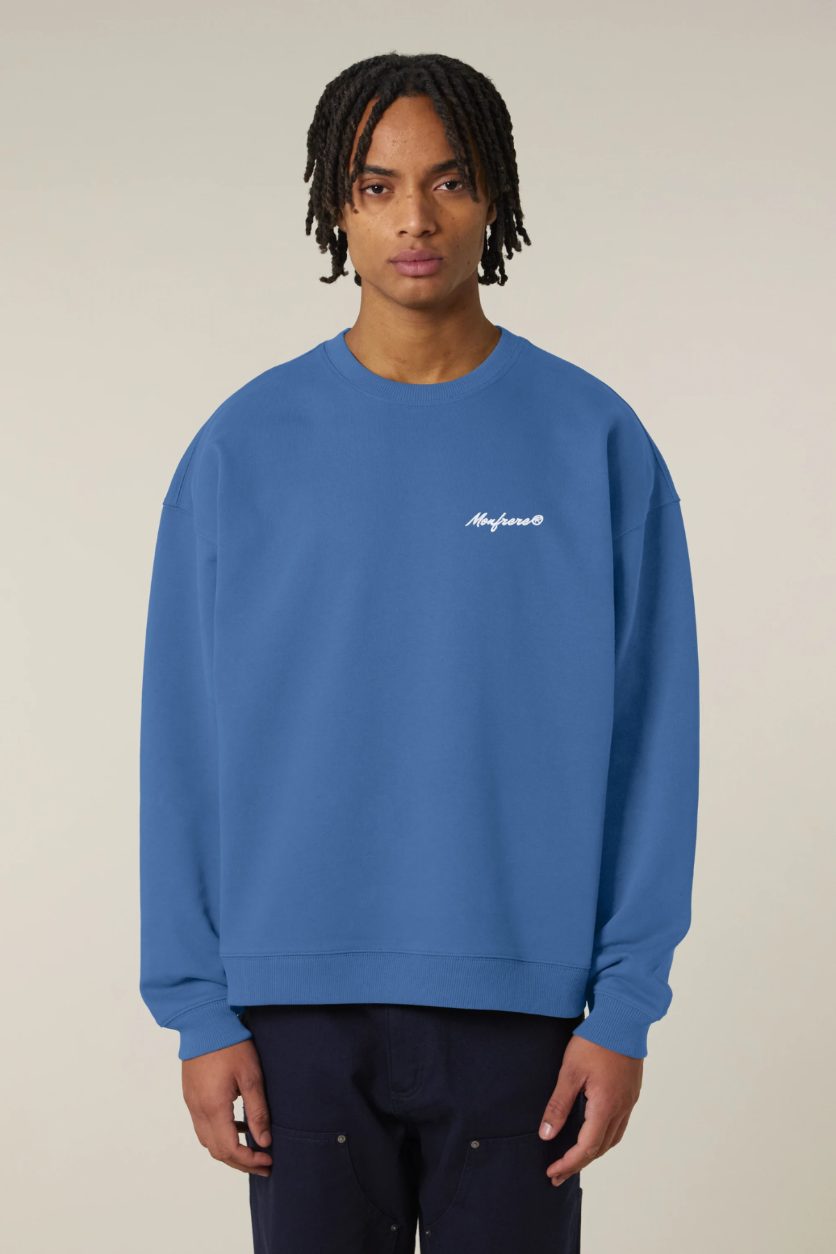 White Label Stick Oversized Crewneck Sweatshirt