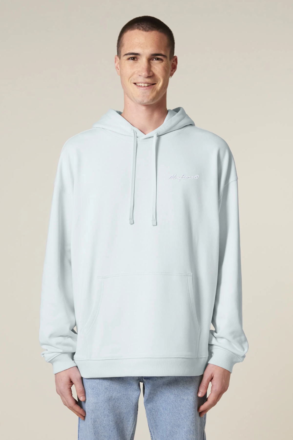 White label stick oversized hoodie sweatshirt