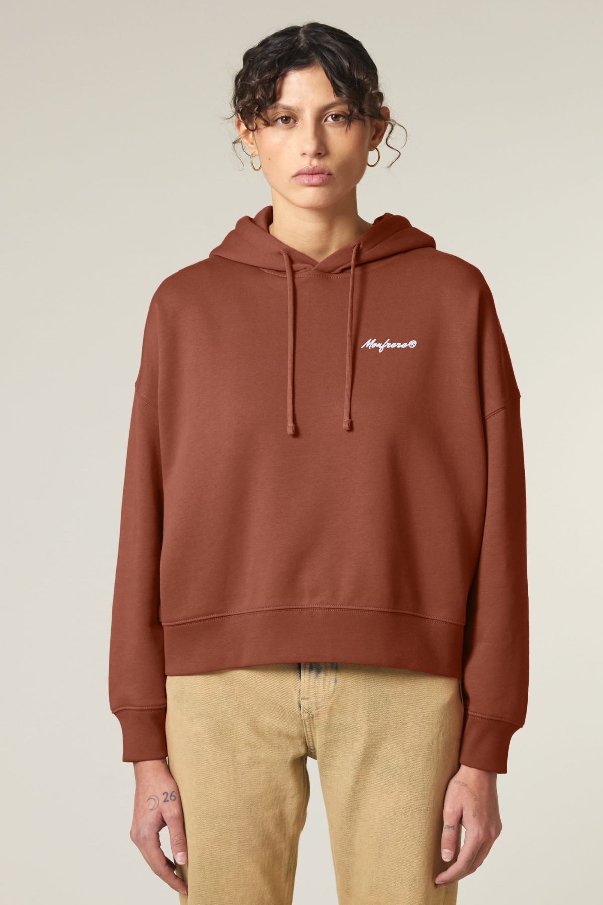 White Label Stick Damen-Hoodie-Sweatshirt