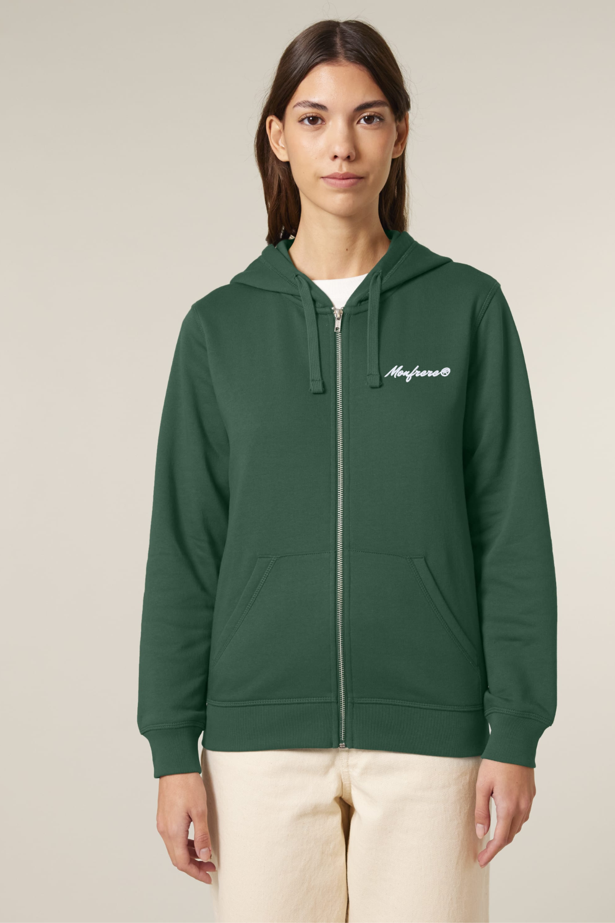 White Label Stick Iconic Unisex-Zip-Hoodie