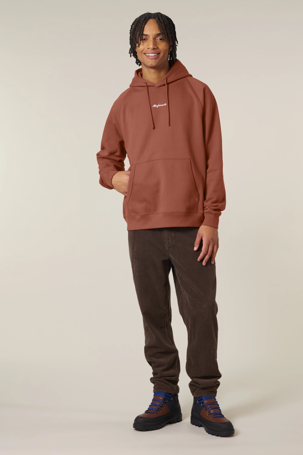 White Label Stick Unisex Relaxed Raglan Hoodie