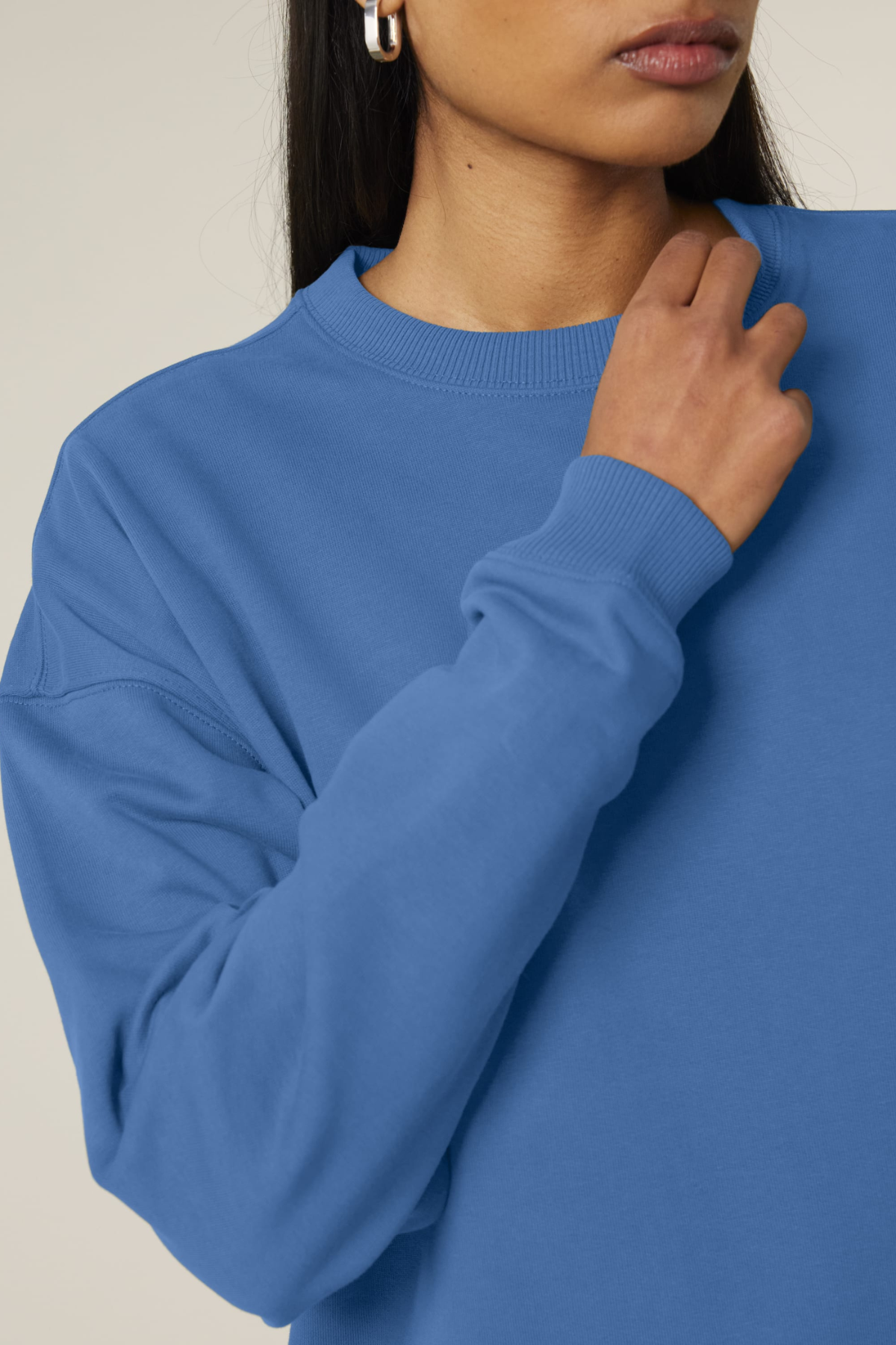 White Label Stick Oversized Crewneck Sweatshirt