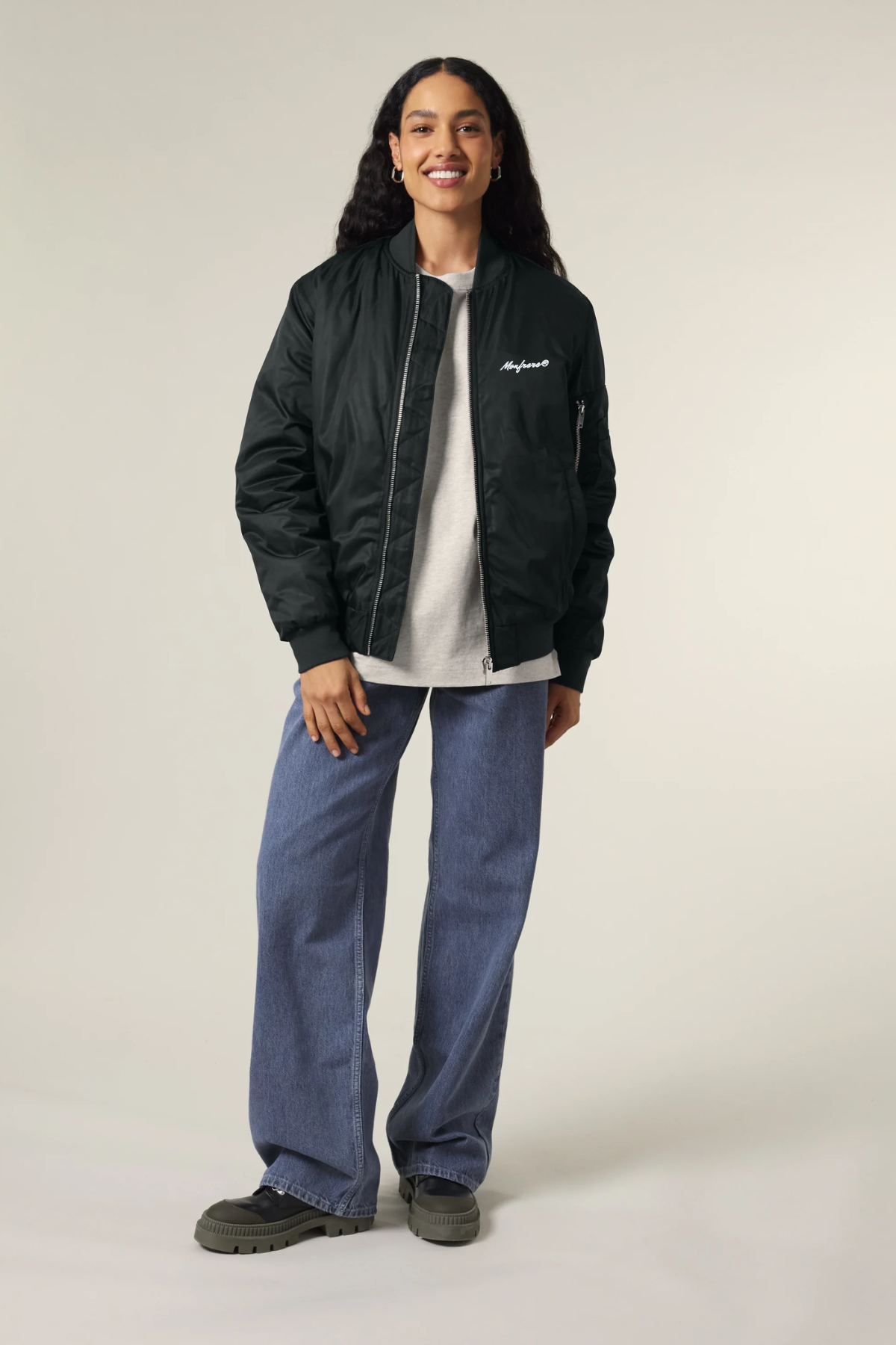 White Label Stick unisex bomber jacket