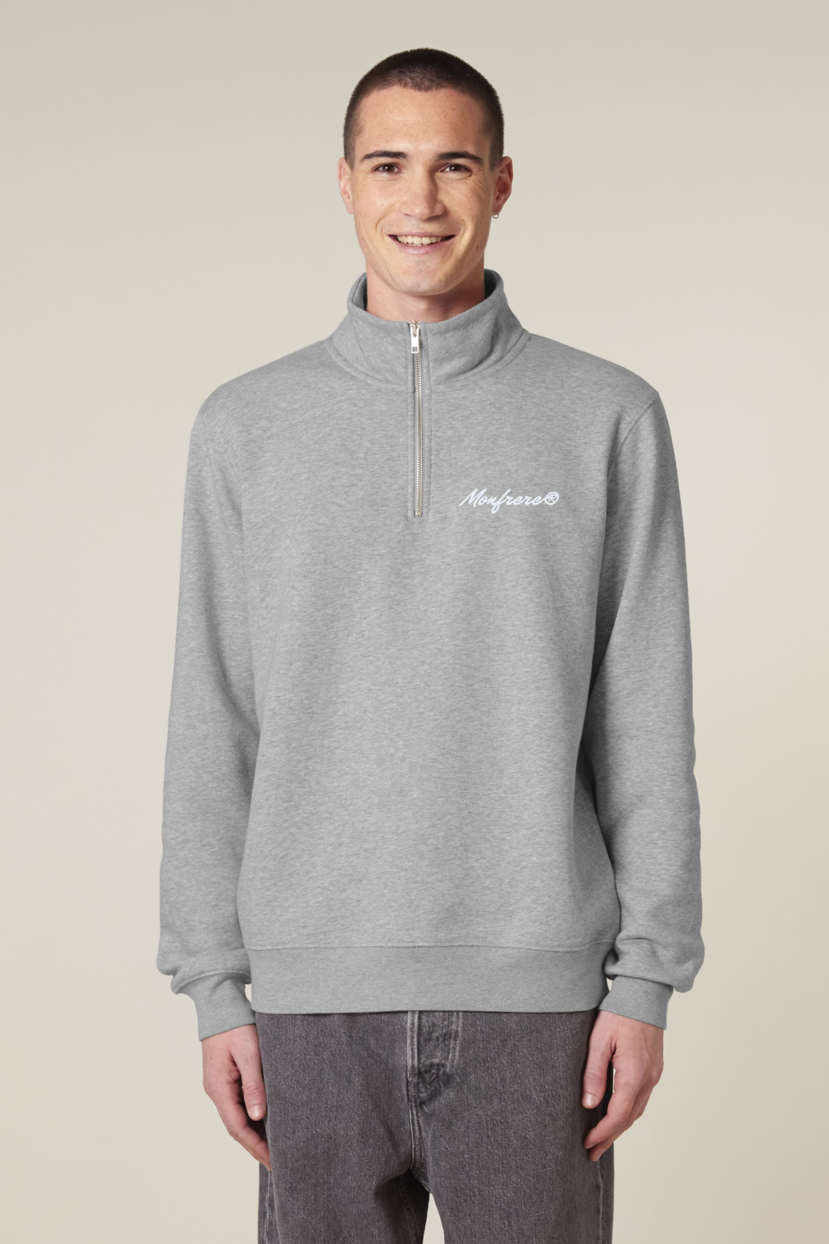 White Label Stick Unisex-Quarter-Zip-Sweatshirt