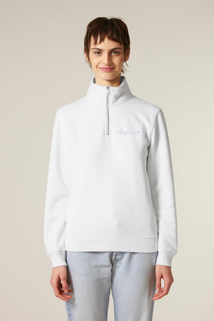 White Label Stick Unisex-Quarter-Zip-Sweatshirt