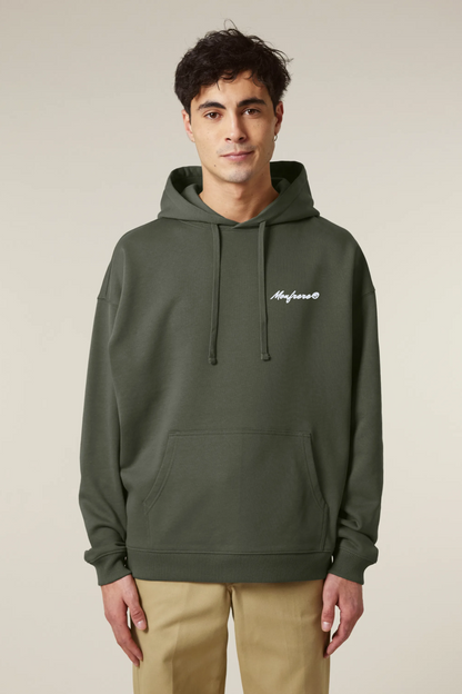 White label stick oversized hoodie sweatshirt