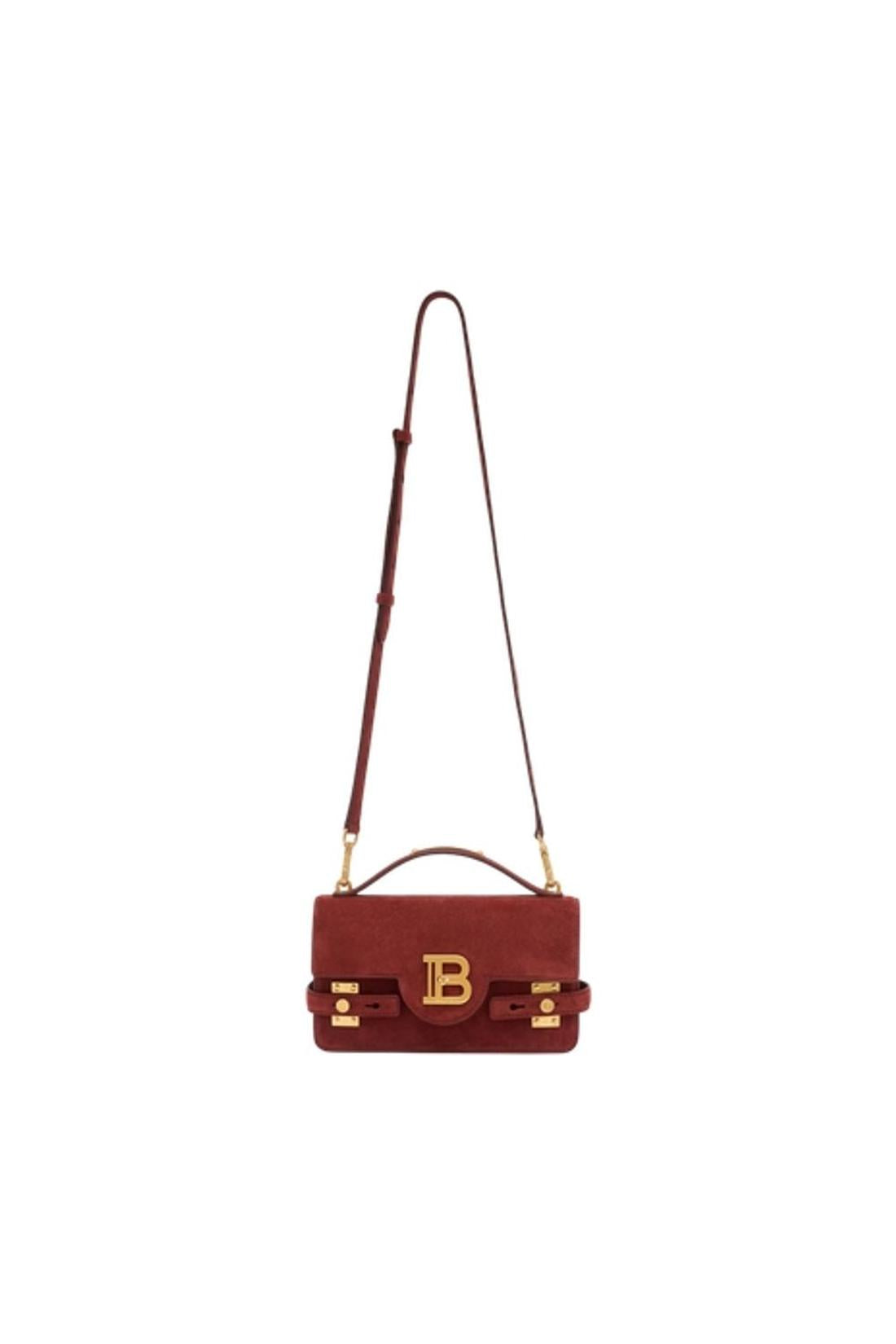 Schultertasche B-Buzz 24 - Balmain - Leder - Rot