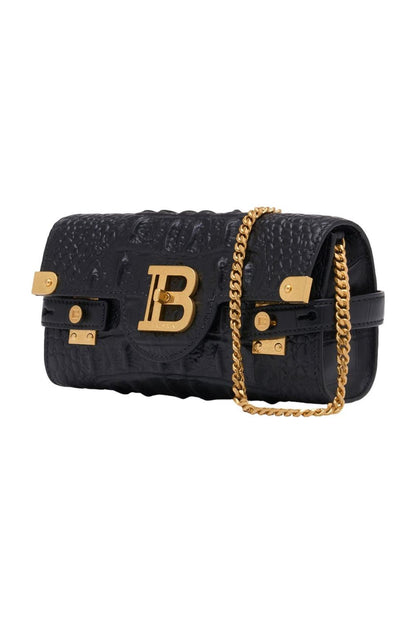 Wallet On Chain B-Buzz 23 - Balmain - Leder - Schwarz